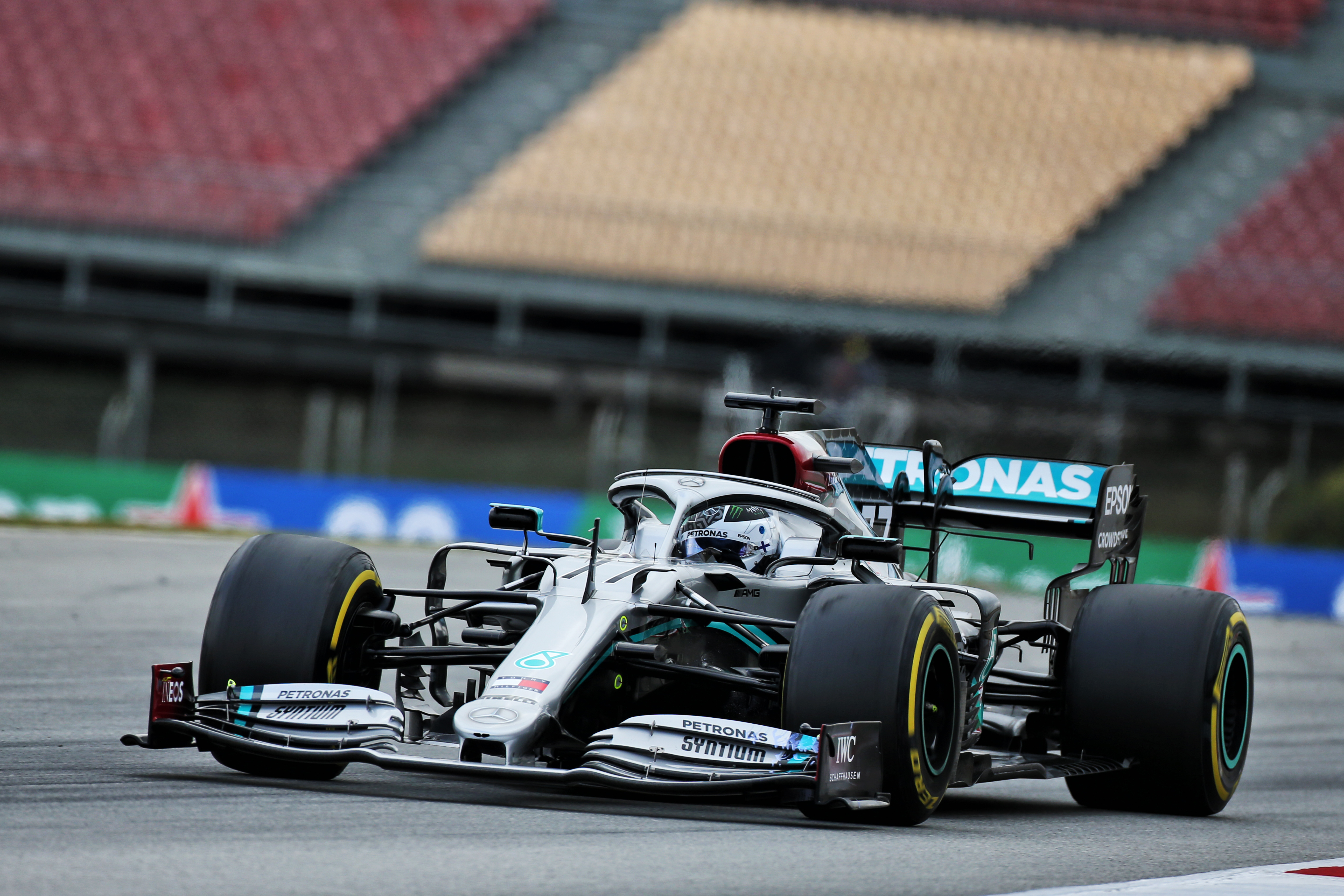 Valtteri Bottas Mercedes Barcelona F1 testing 2020