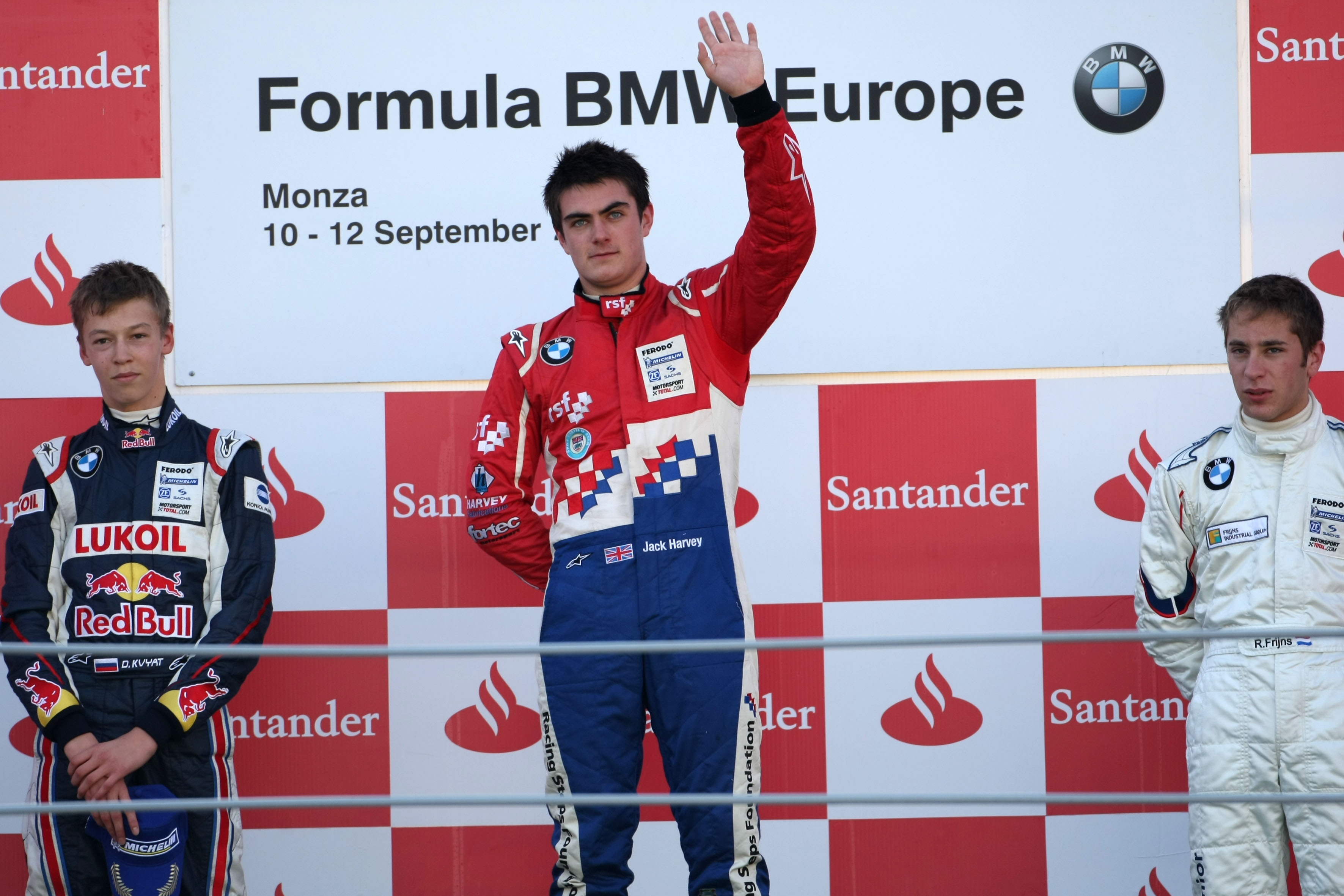 Formula Bmw Europe 2010, Rd 15 & 16, Monza, Italy, Sunday Podium