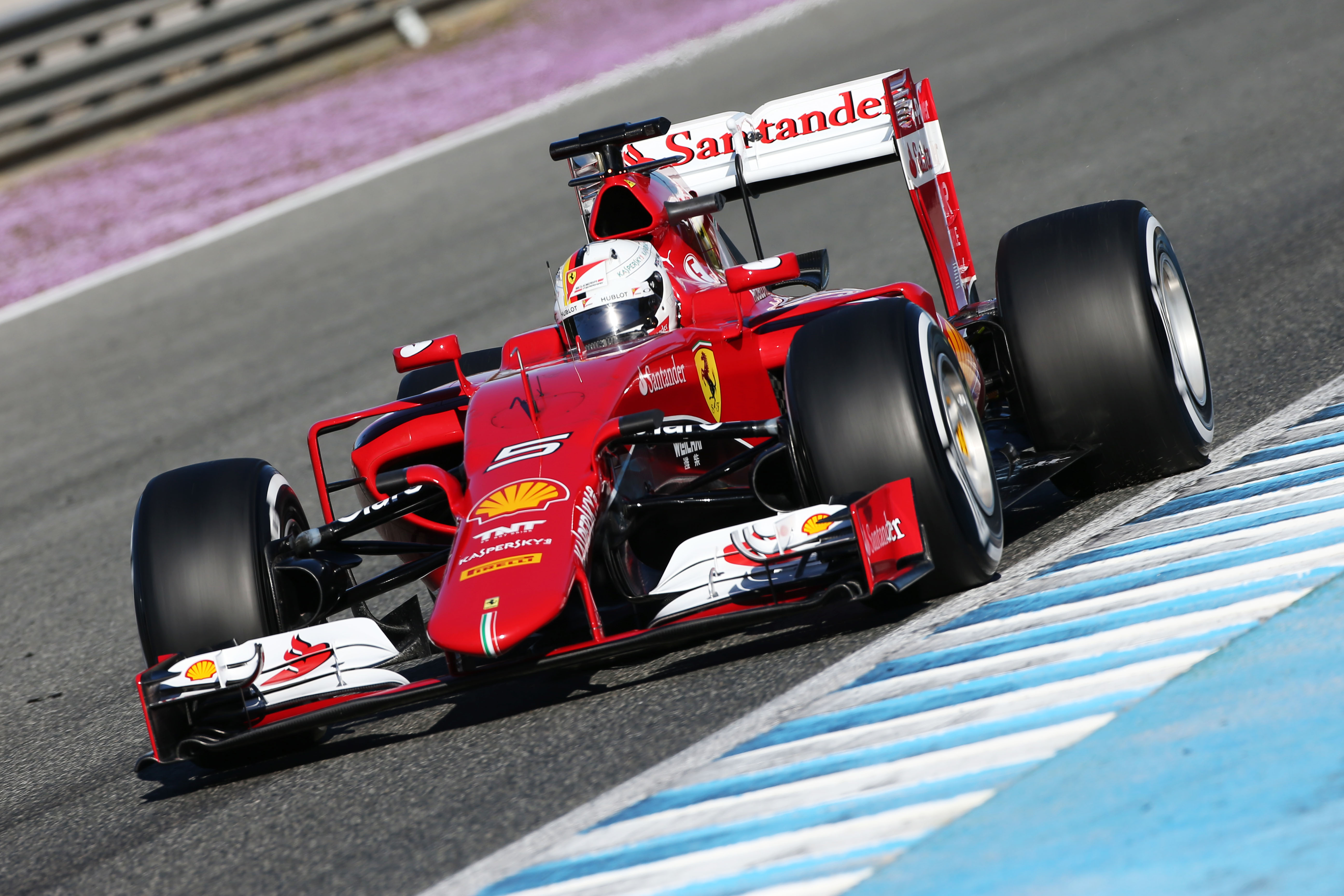 Sebastian Vettel F1 testing 2015