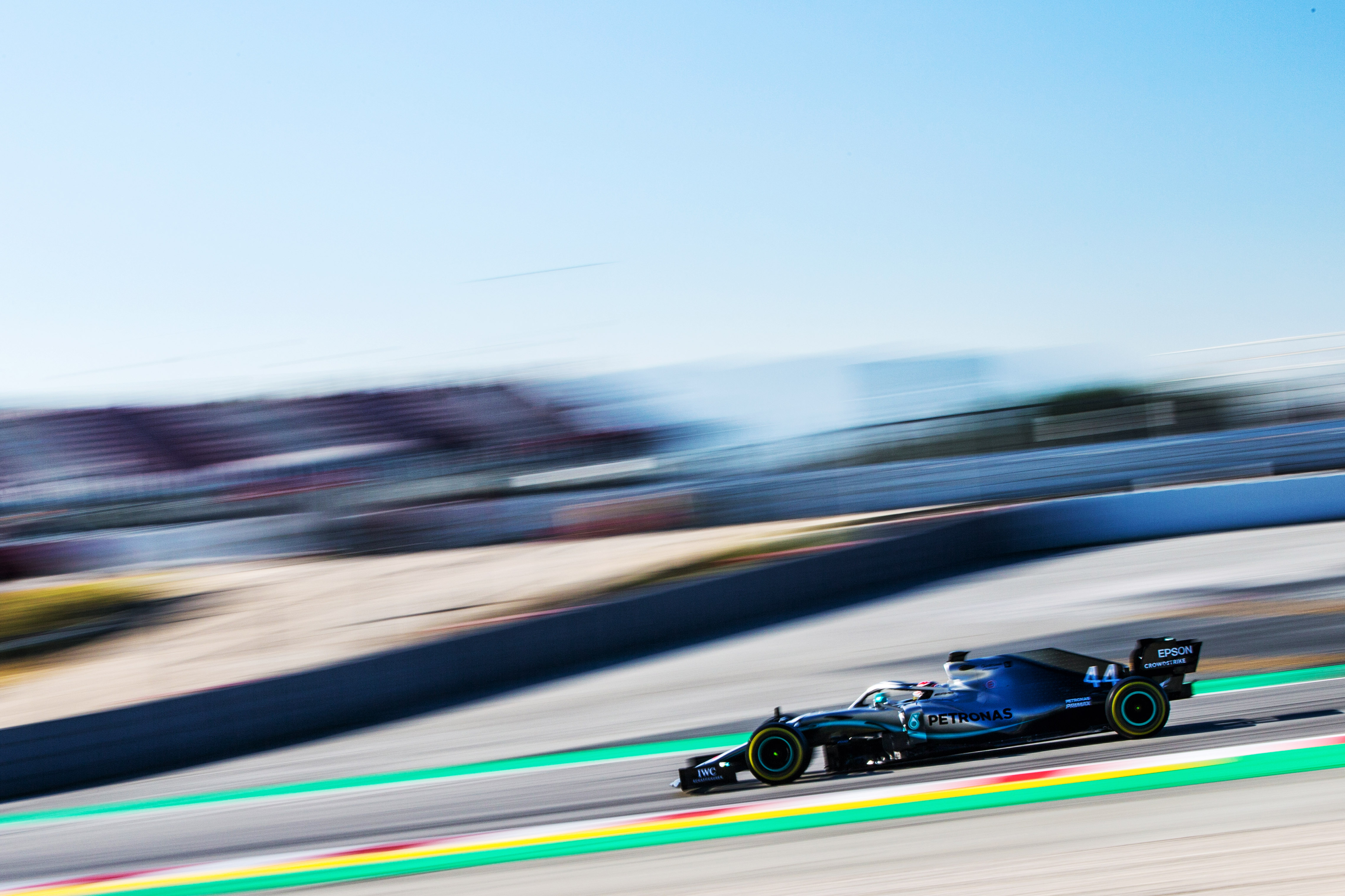 Lewis Hamilton Mercedes F1 testing 2019