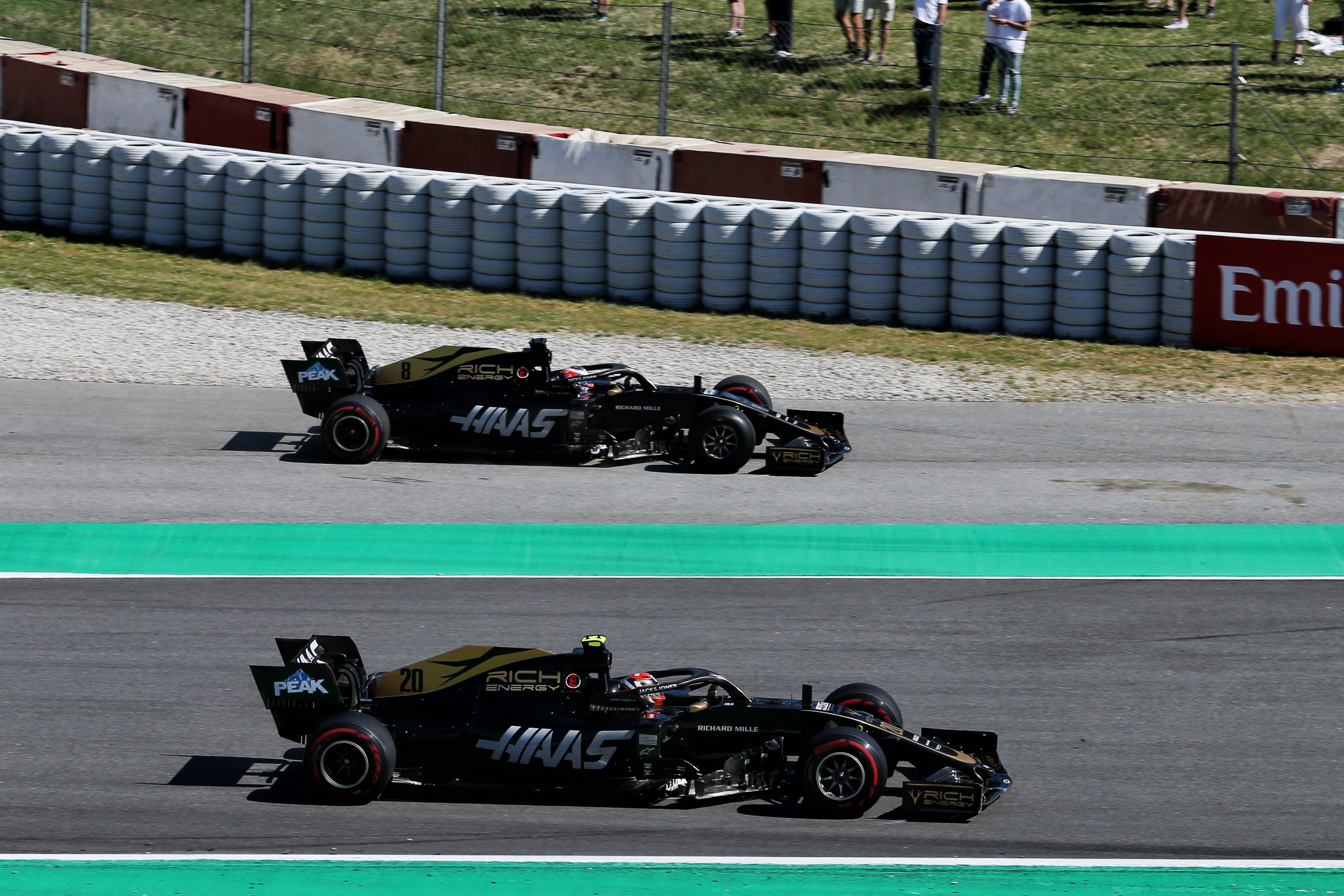 Kevin Magnussen Romain Grosjean Haas Spanish Grand Prix 2019 Barcelona