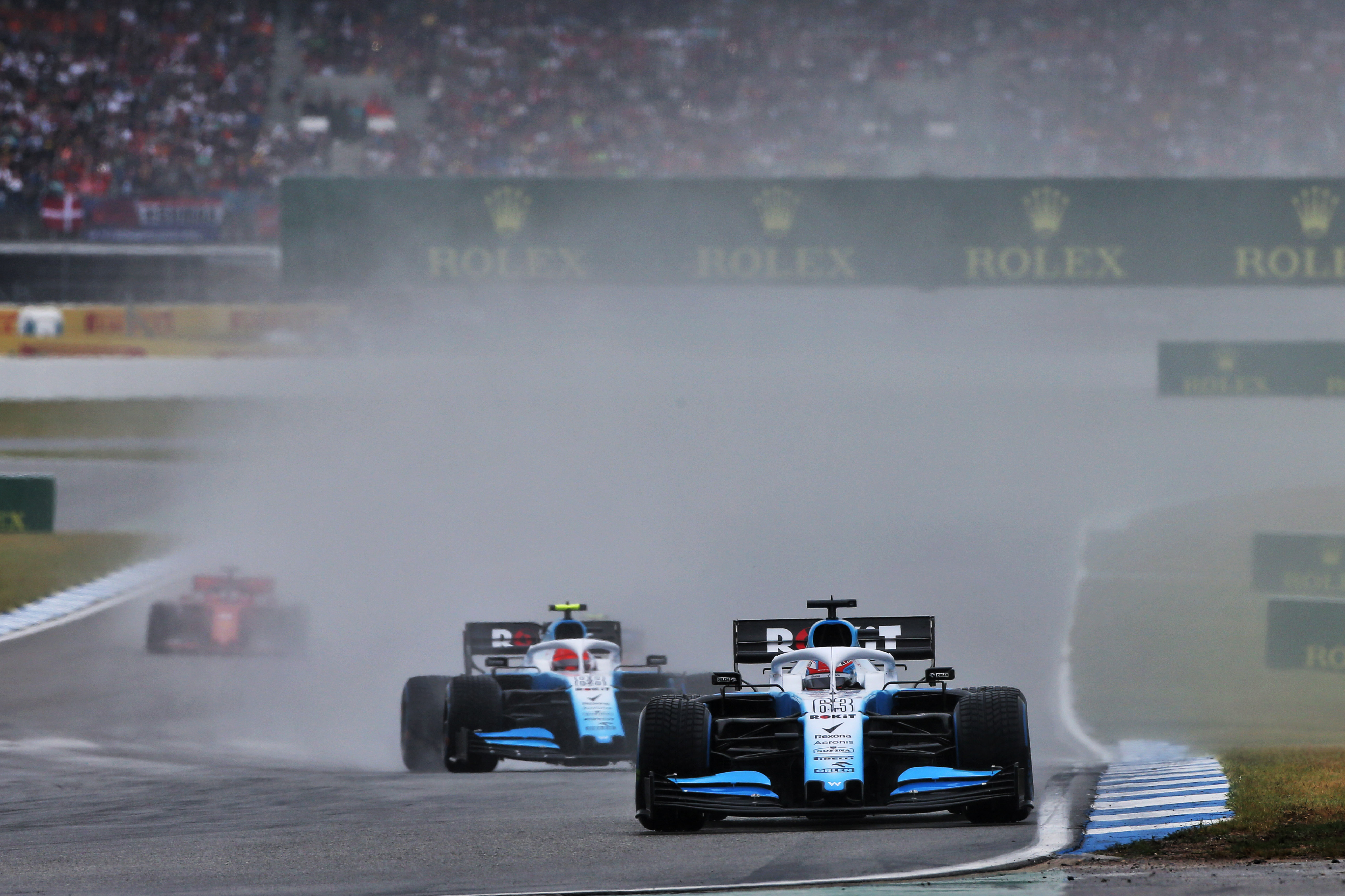 George Russell Robert Kubica Williams German Grand Prix 2019 Hockenheim