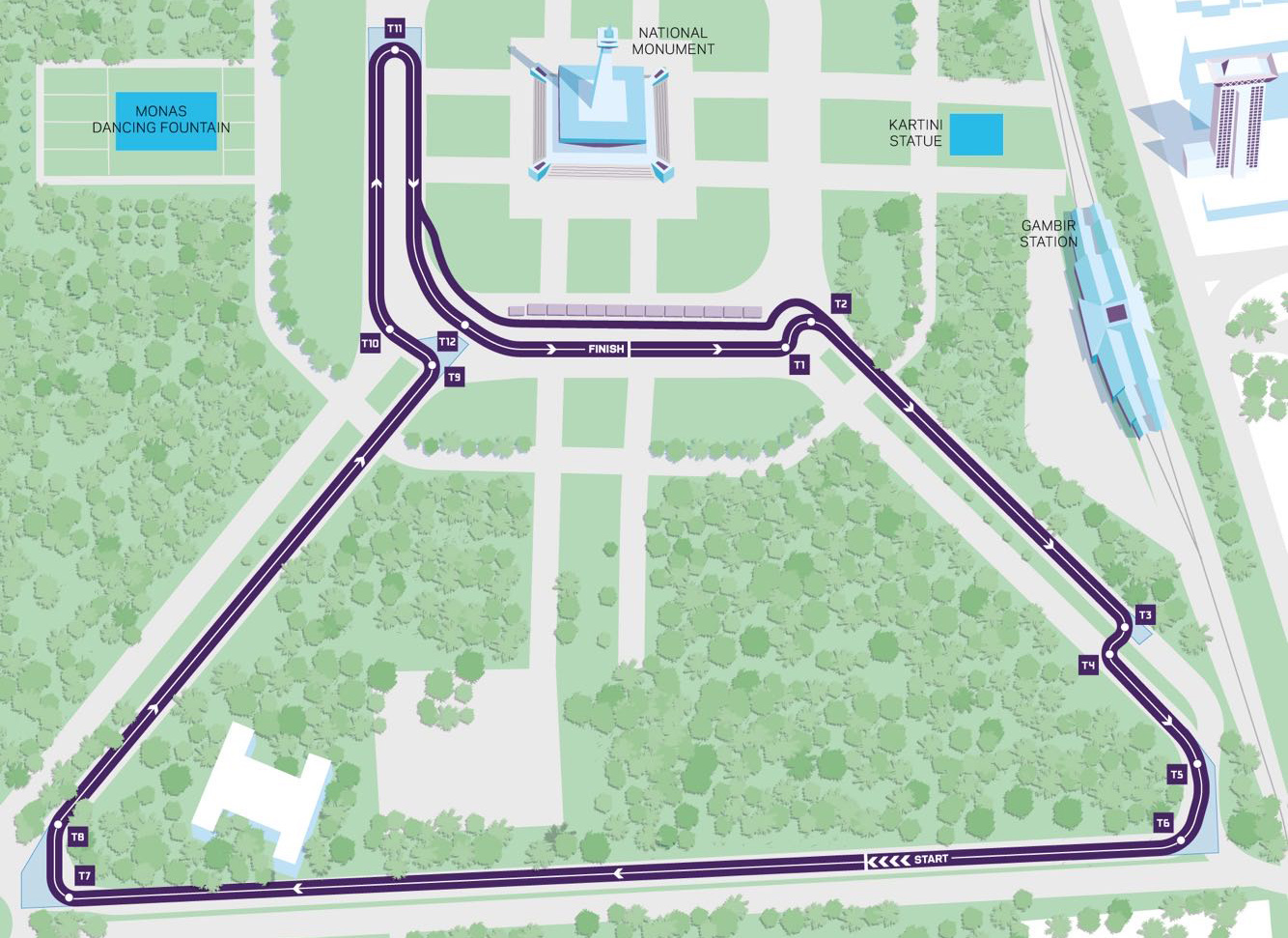 Jakarta Formula E track