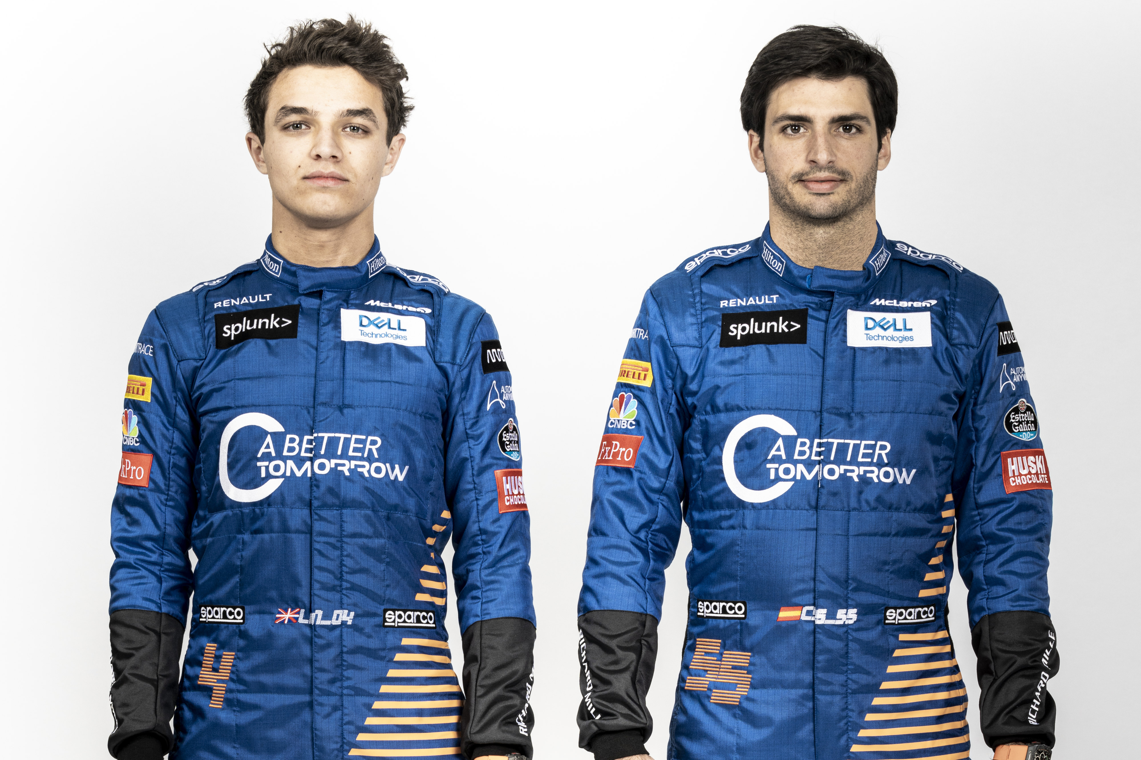 Lando Norris And Carlos Sainz Portrait