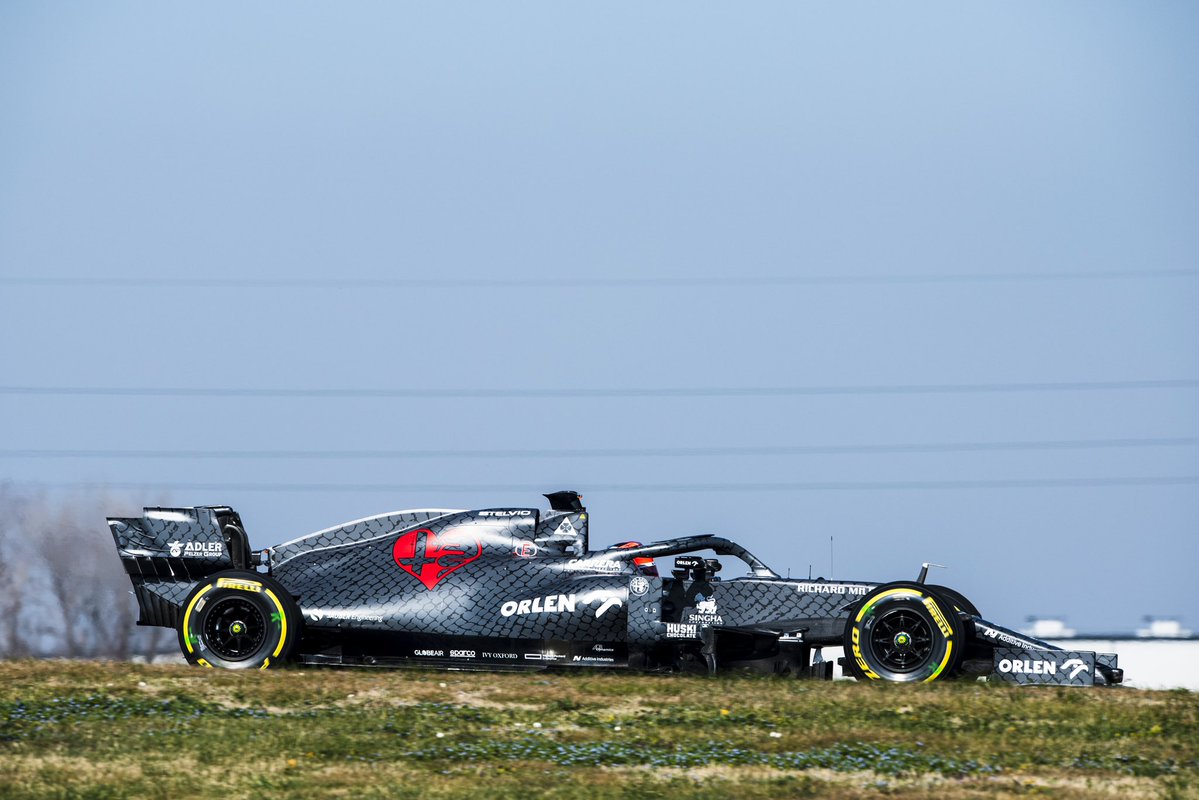 Alfa Romeo 2020 F1 car shakedown