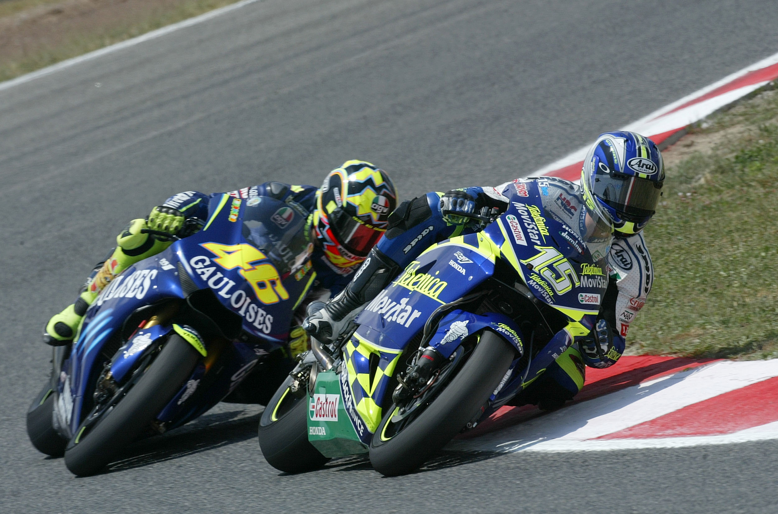 Sete Gibernau Valentino Rossi 2004