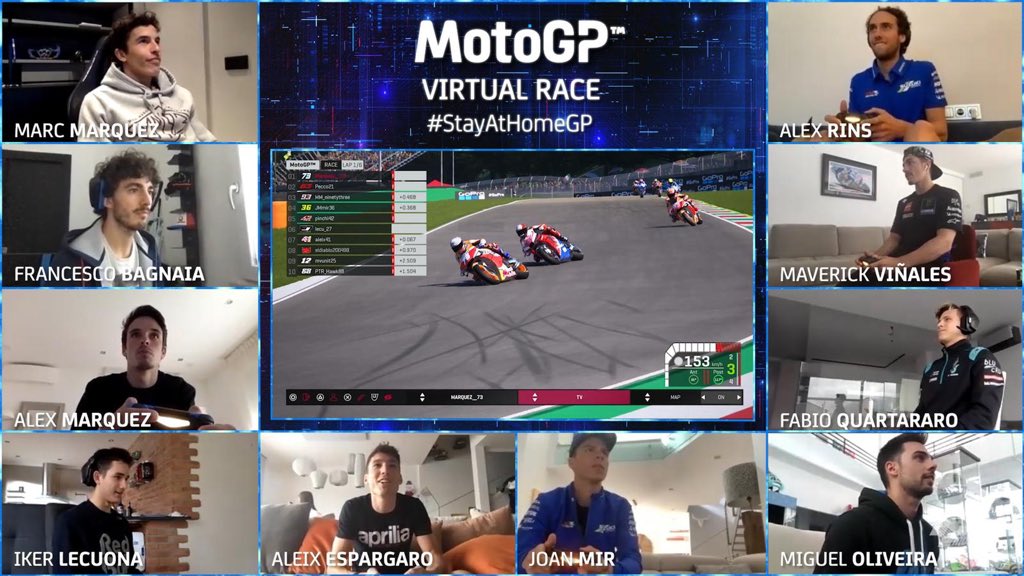 MotoGP virtual race