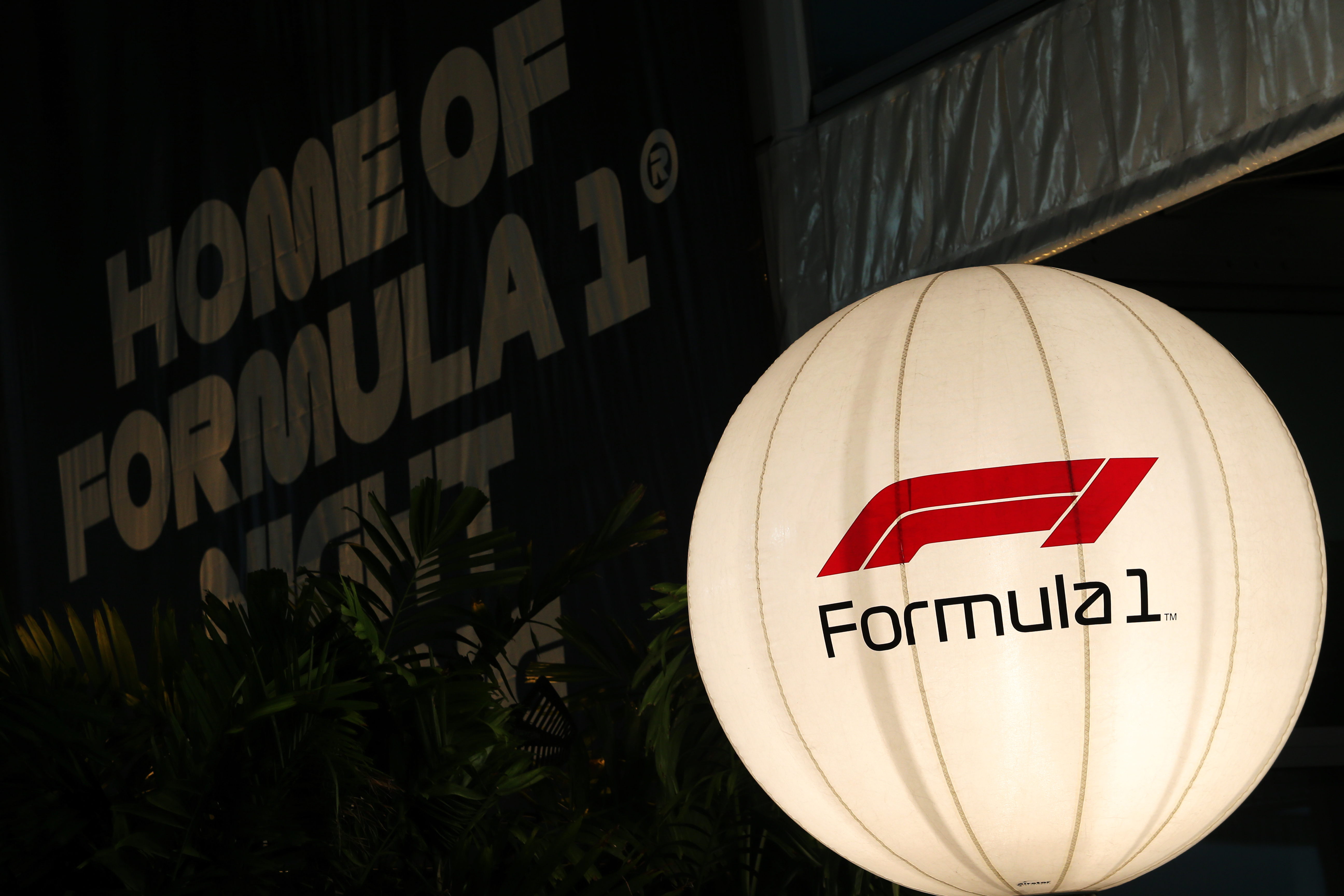 F1 logo in F1 paddock