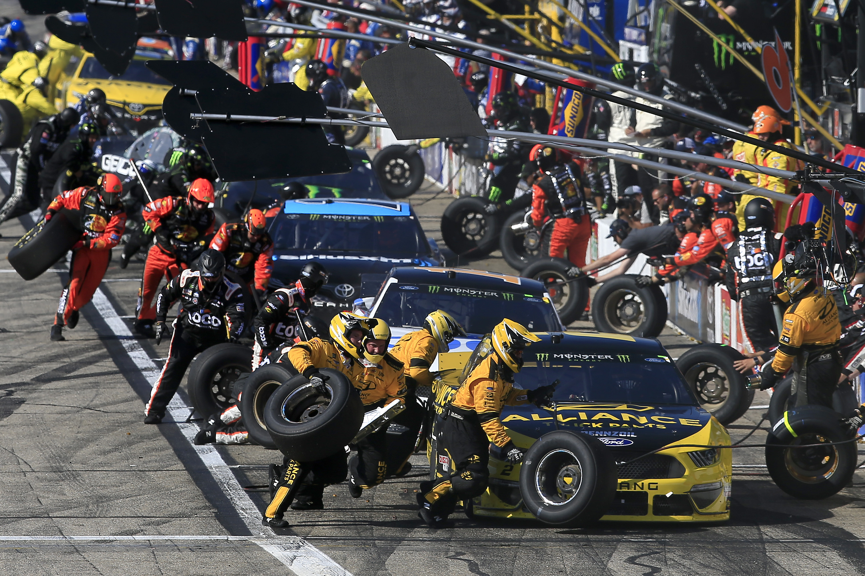 NASCAR pitstop