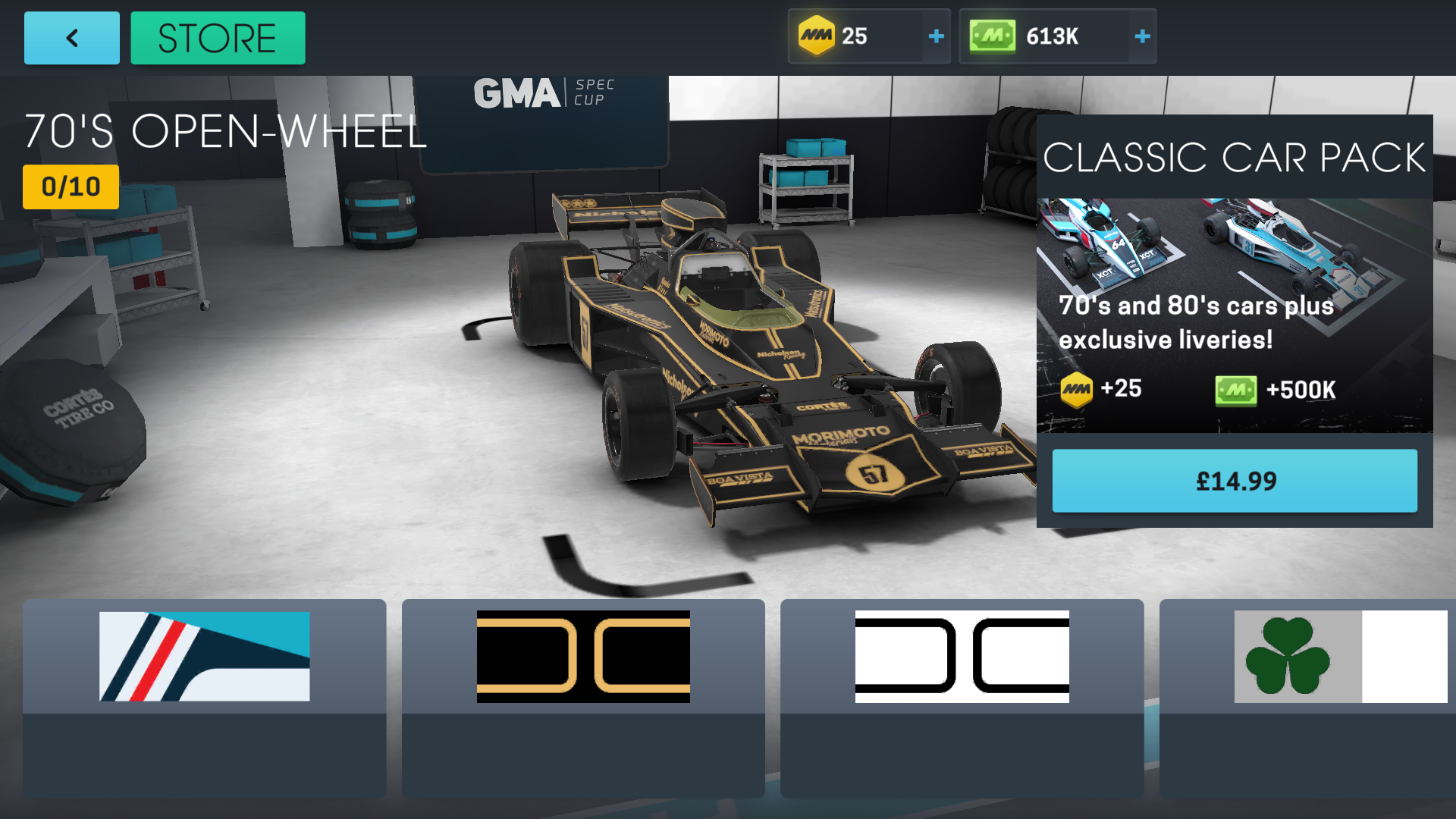 Formula E drivers and Gen2 cars in latest Motorsport Manager