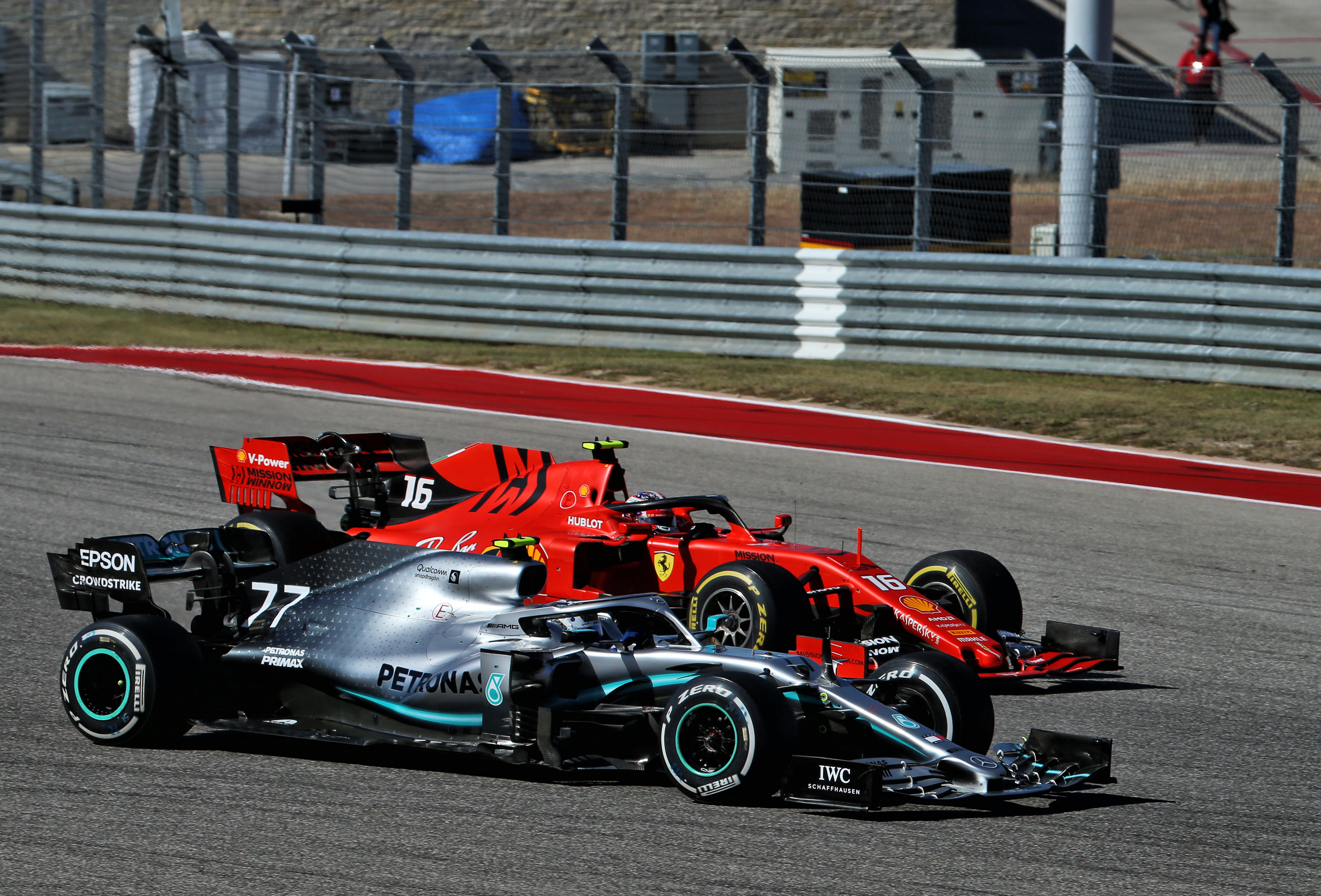 Bottas Leclerc Mercedes Ferrari F1 2020