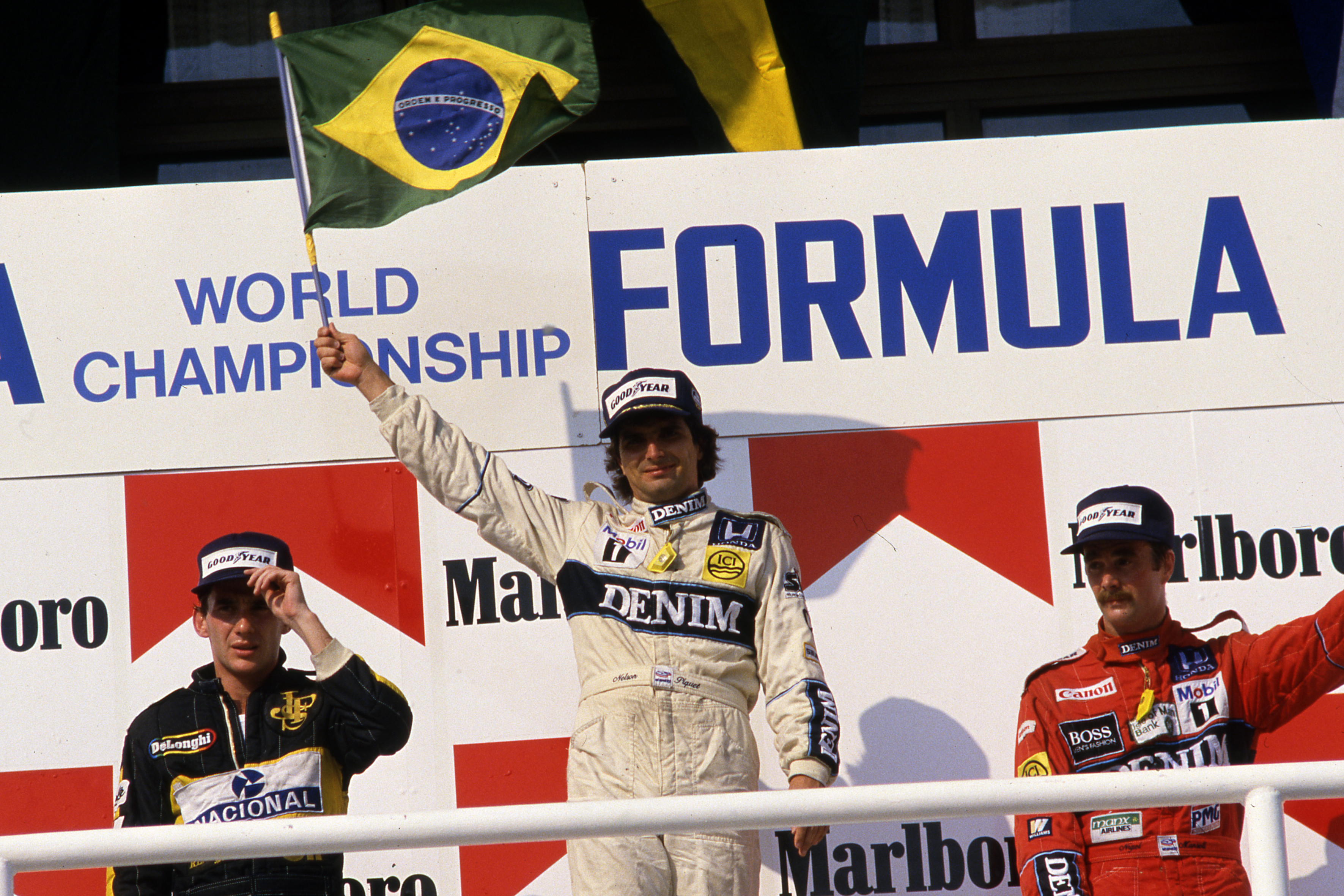 Piquet Senna Hungarian Grand Prix Hungaroring 1986