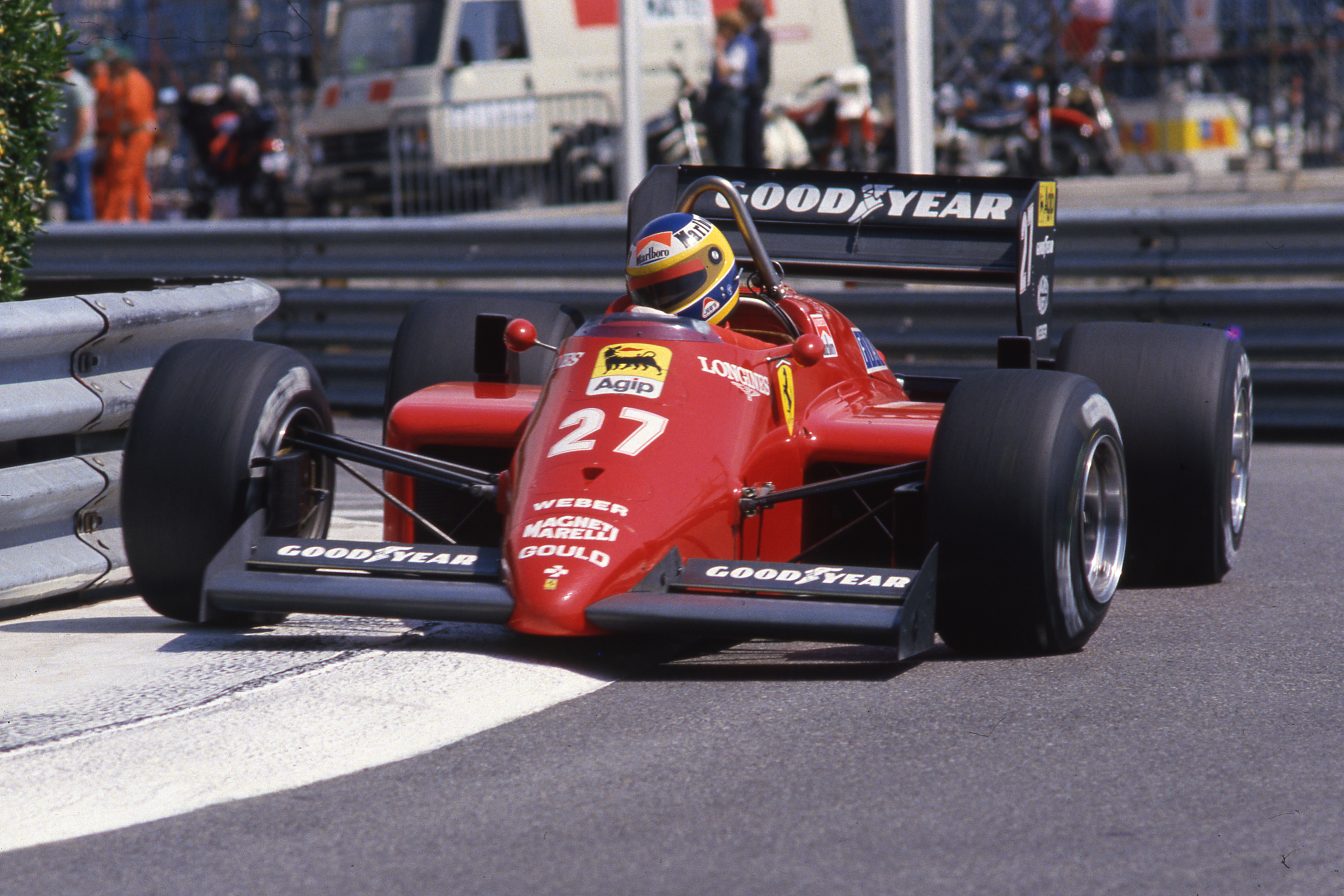 Michele Alboreto Ferrari Monaco Grand Prix 1985