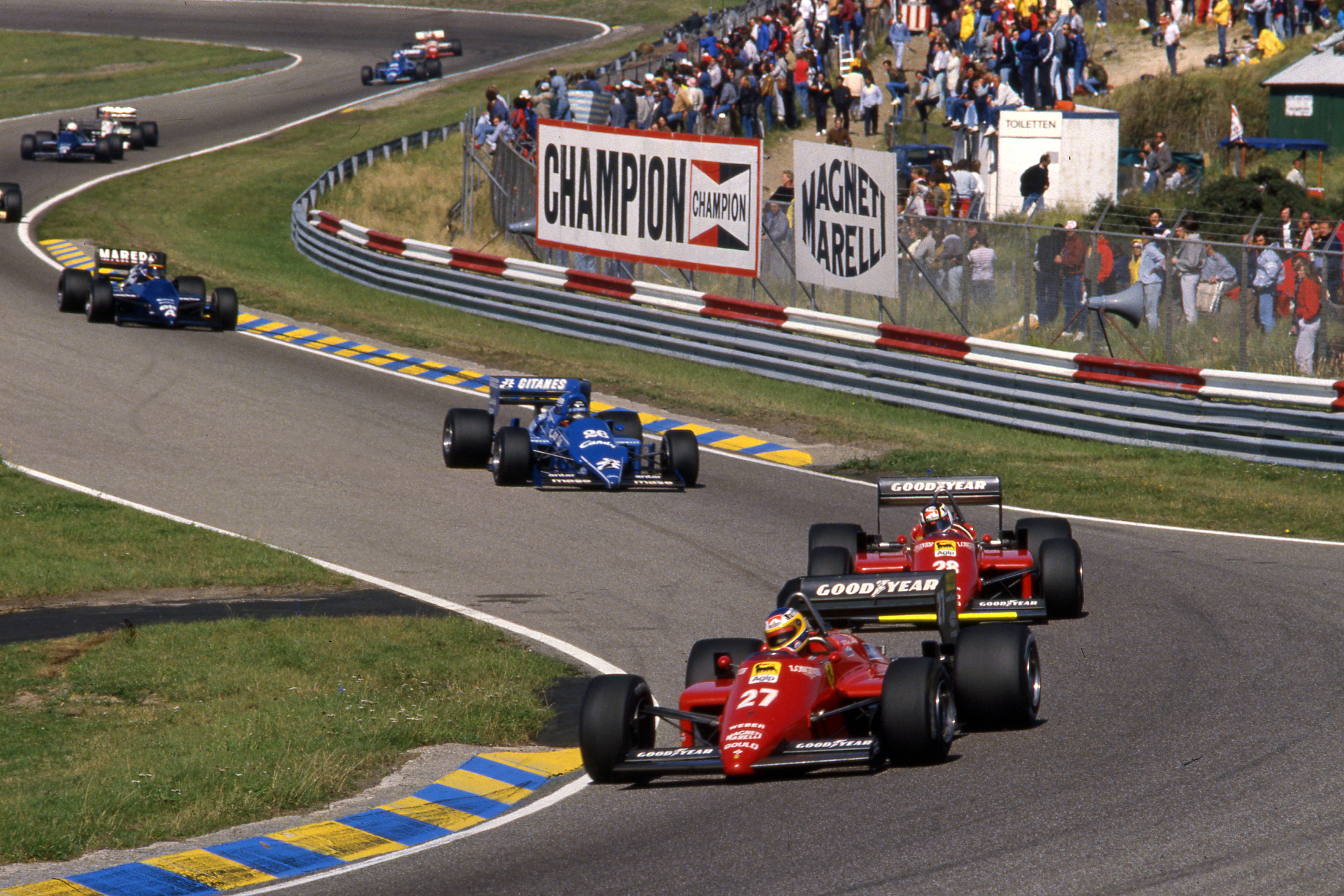 Michele Alboreto Ferrari Dutch Grand Prix 1985 Zandvoort