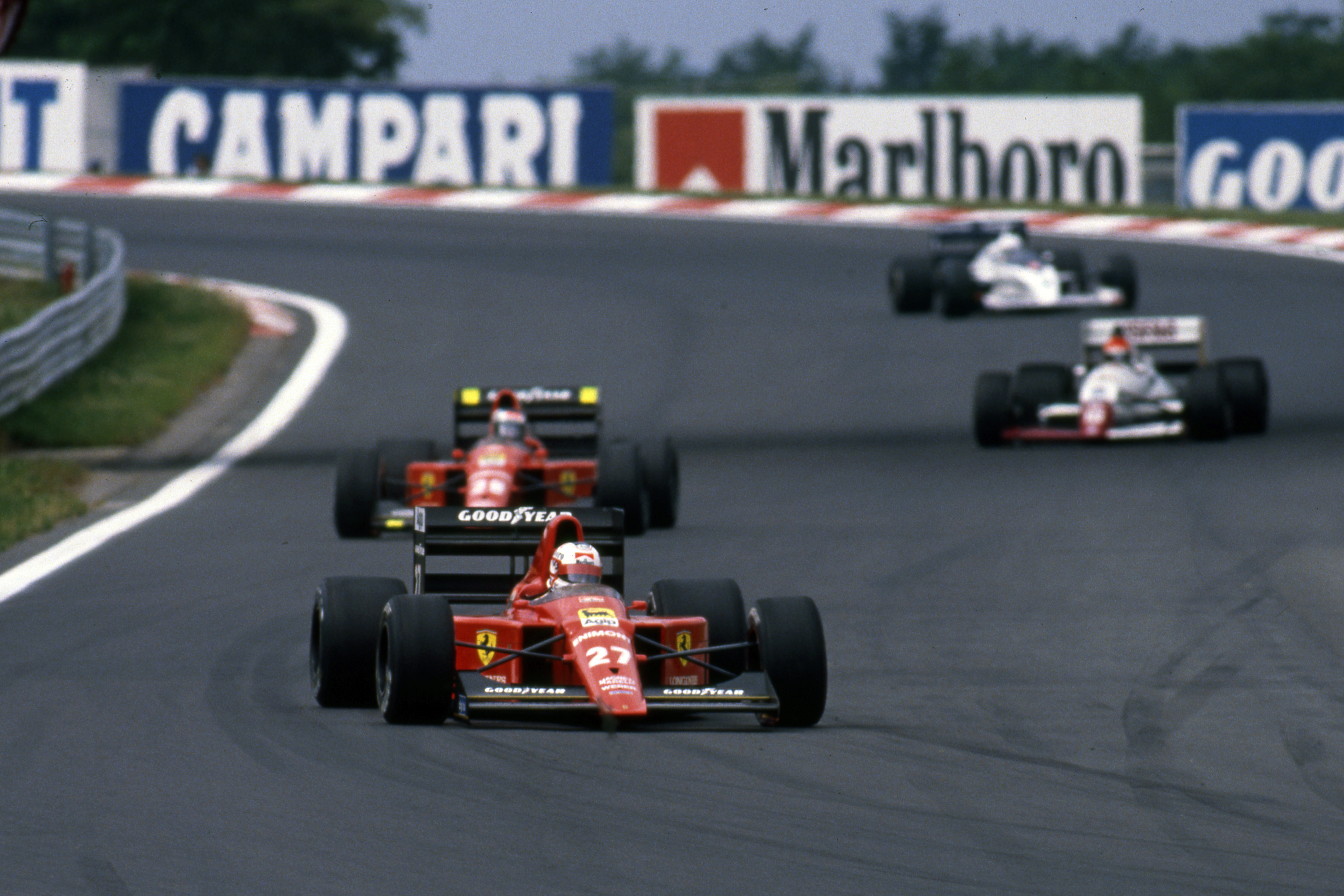 Nigel Mansell Ferrari Hungarian Grand Prix 1989