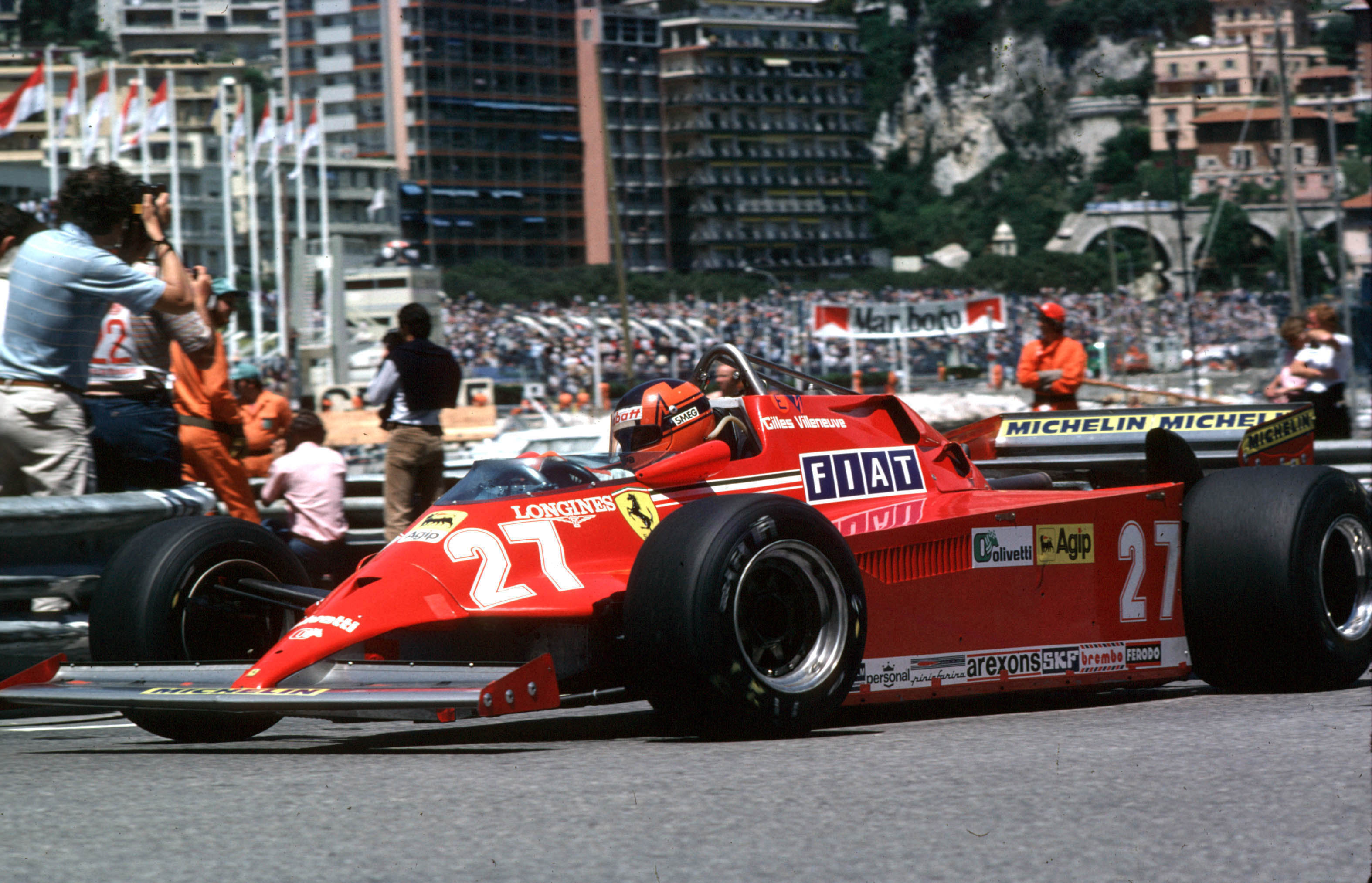 Gilles Villeneuve Ferrari Monaco Grand Prix 1981