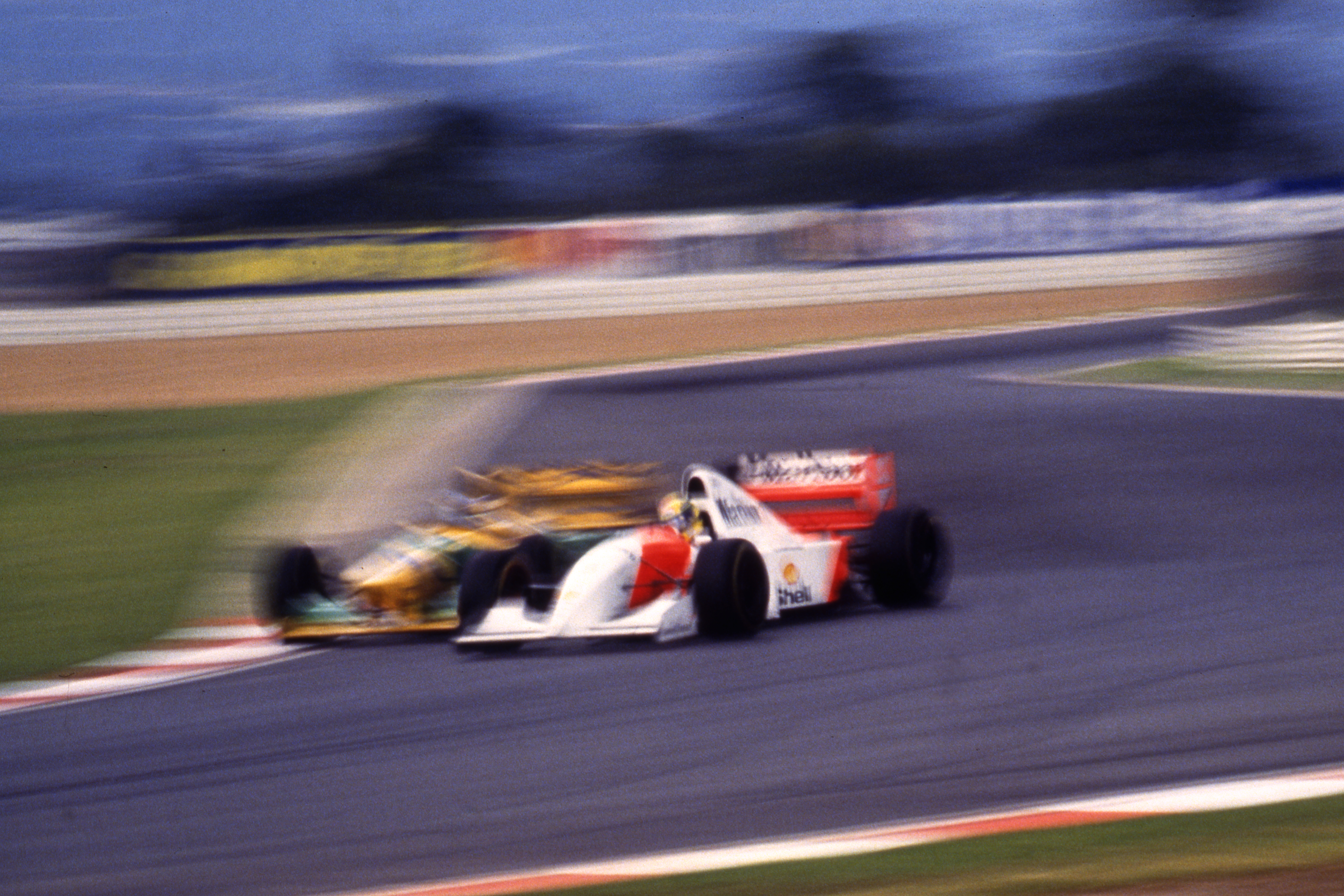 Ayrton Senna Michael Schmacher South African Grand Prix 1993 Kyalami