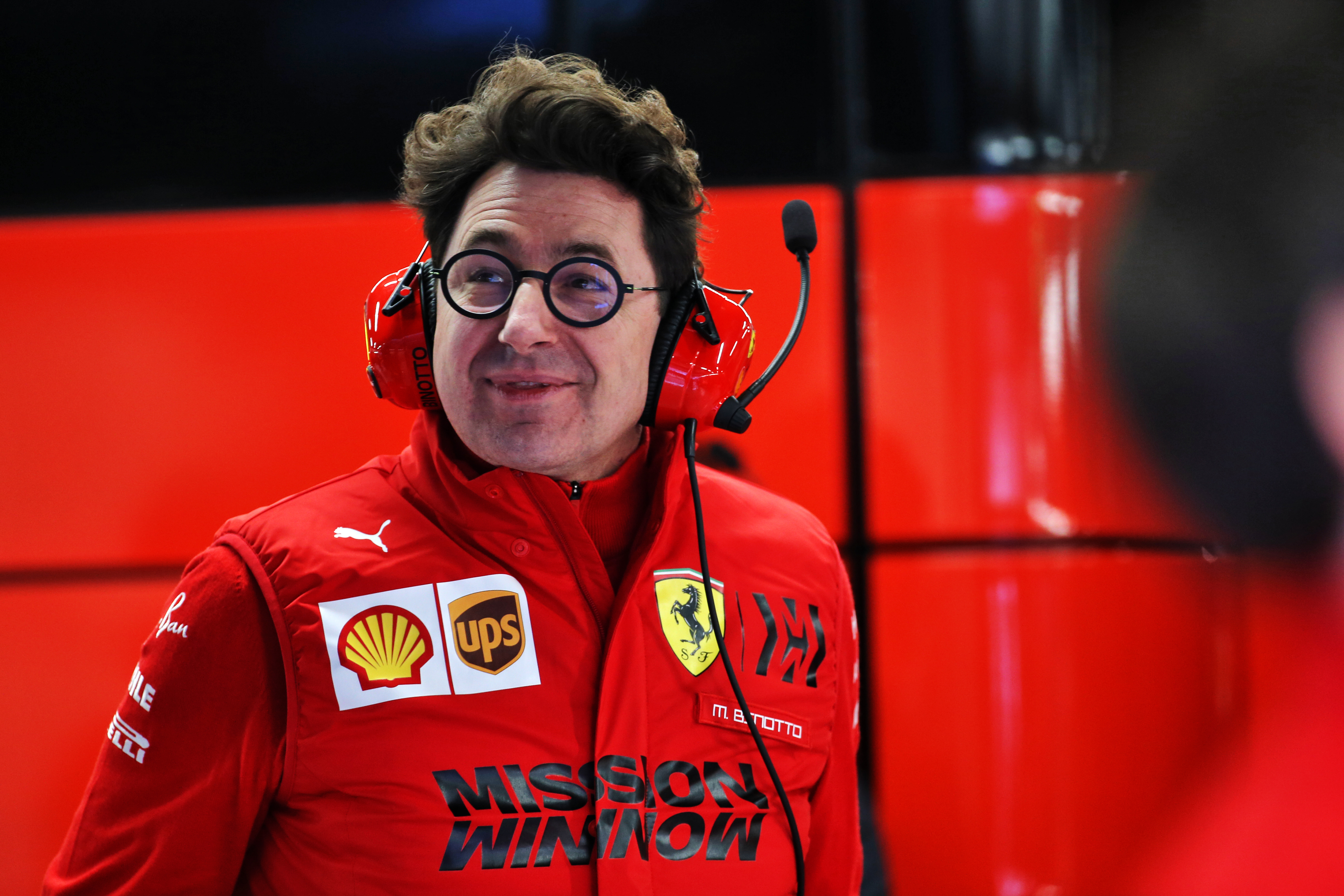 Mattia Binotto F1 testing Barcelona 2020