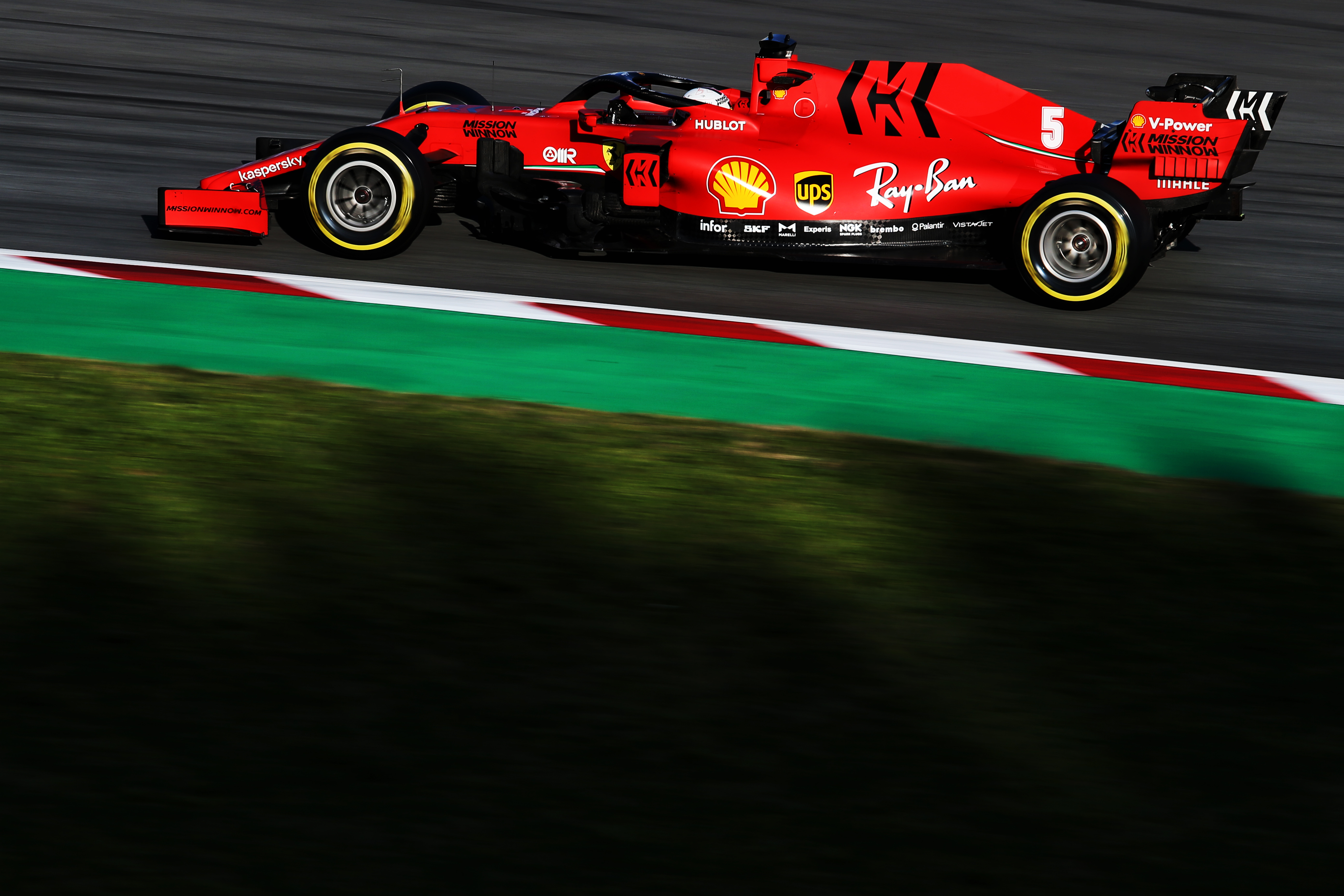 Sebastian Vettel Ferrari F1 testing 2020