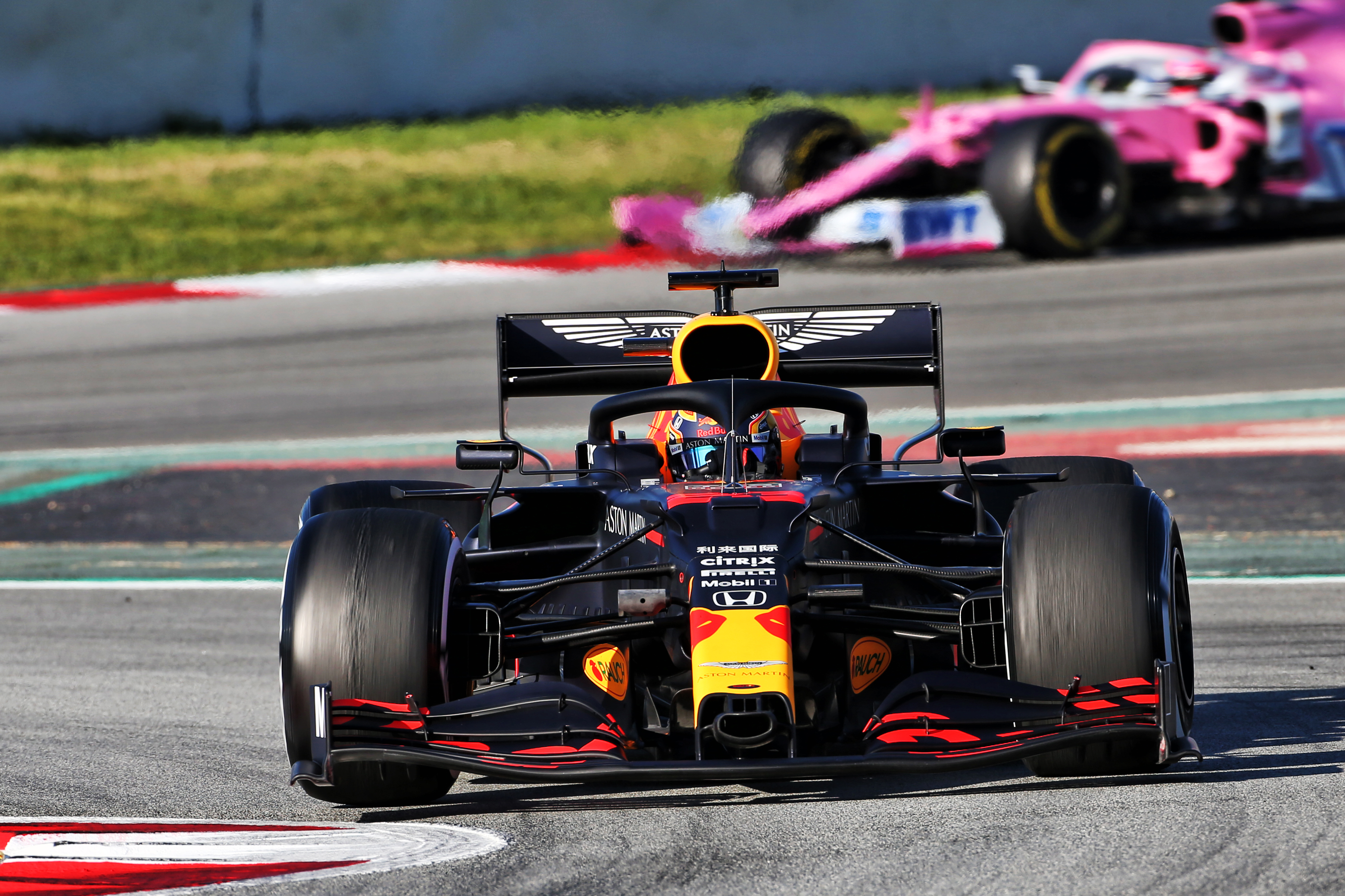 Alex Albon Red Bull F1 testing Barcelona 2020