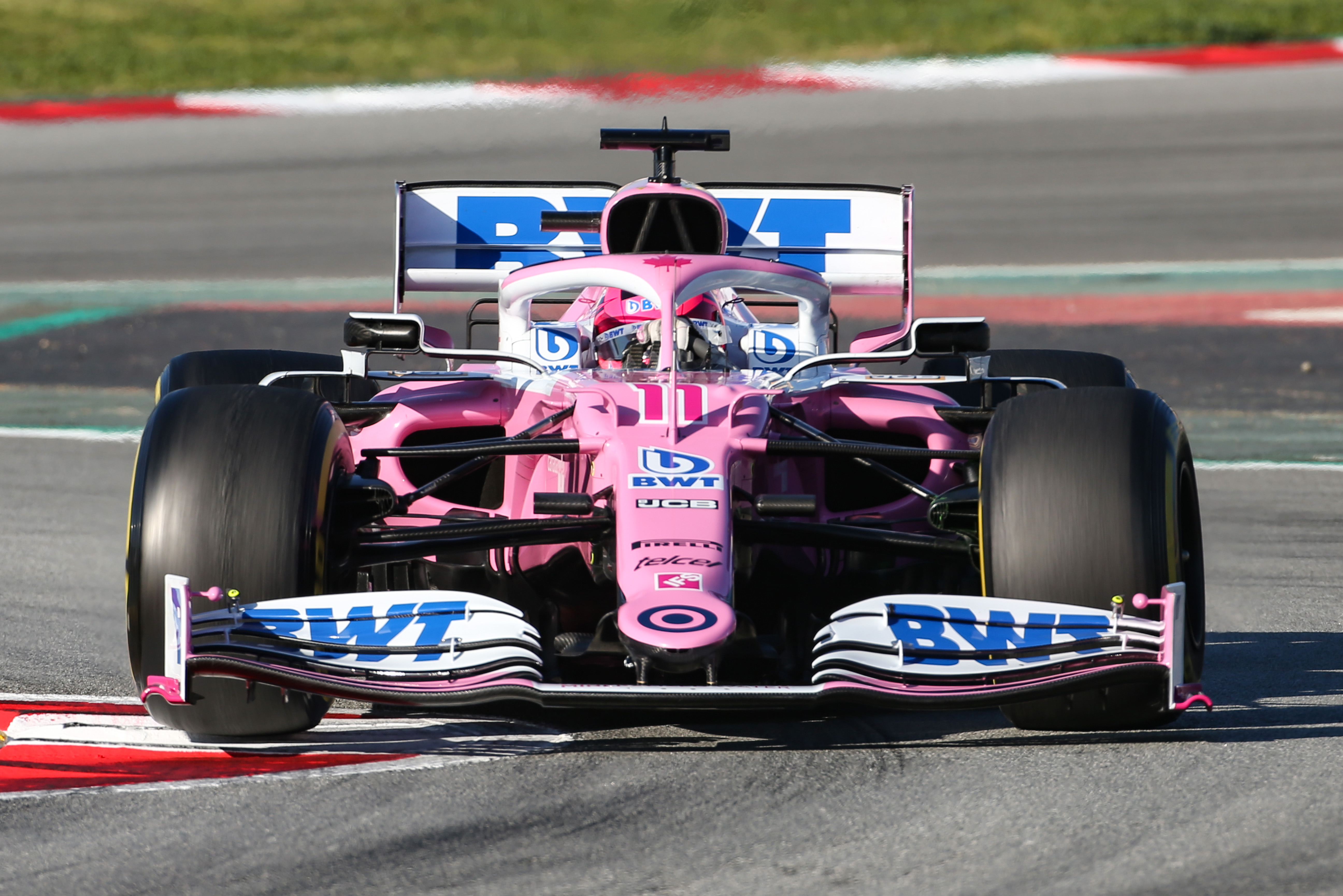 Sergio Perez Racing Point Barcelona F1 testing 2020