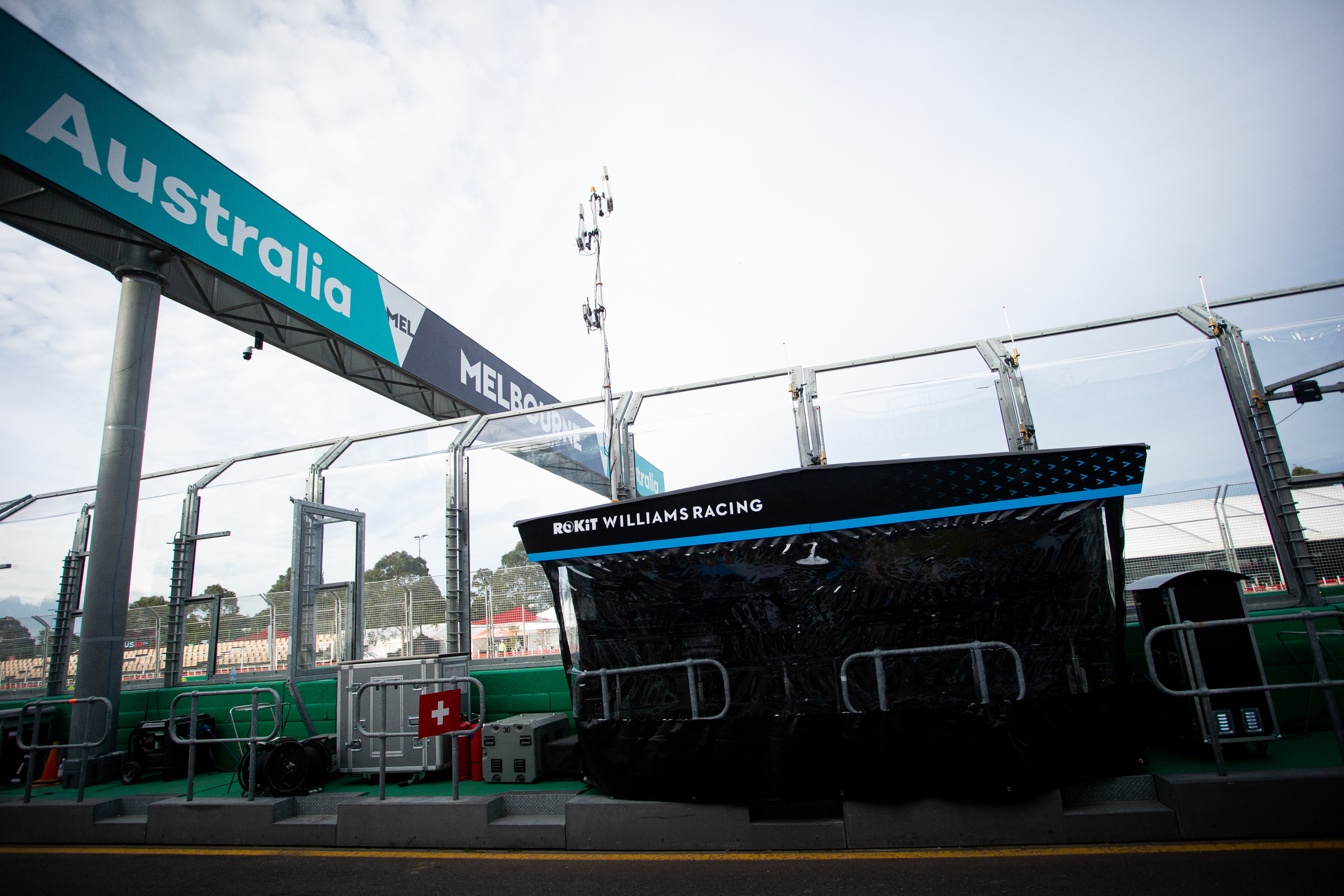 Williams pitwall Australian Grand Prix 2020