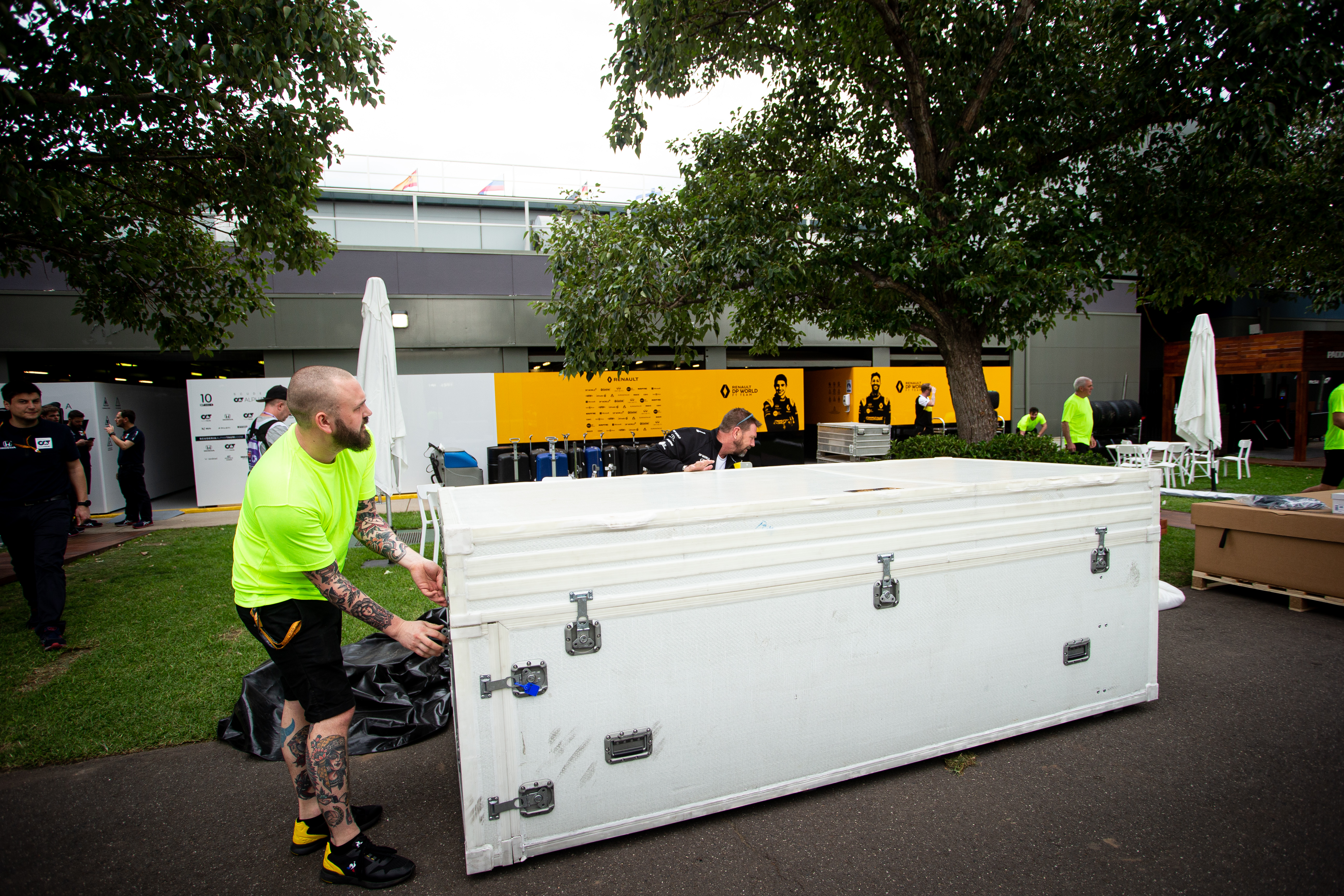 Australian Grand Prix paddock