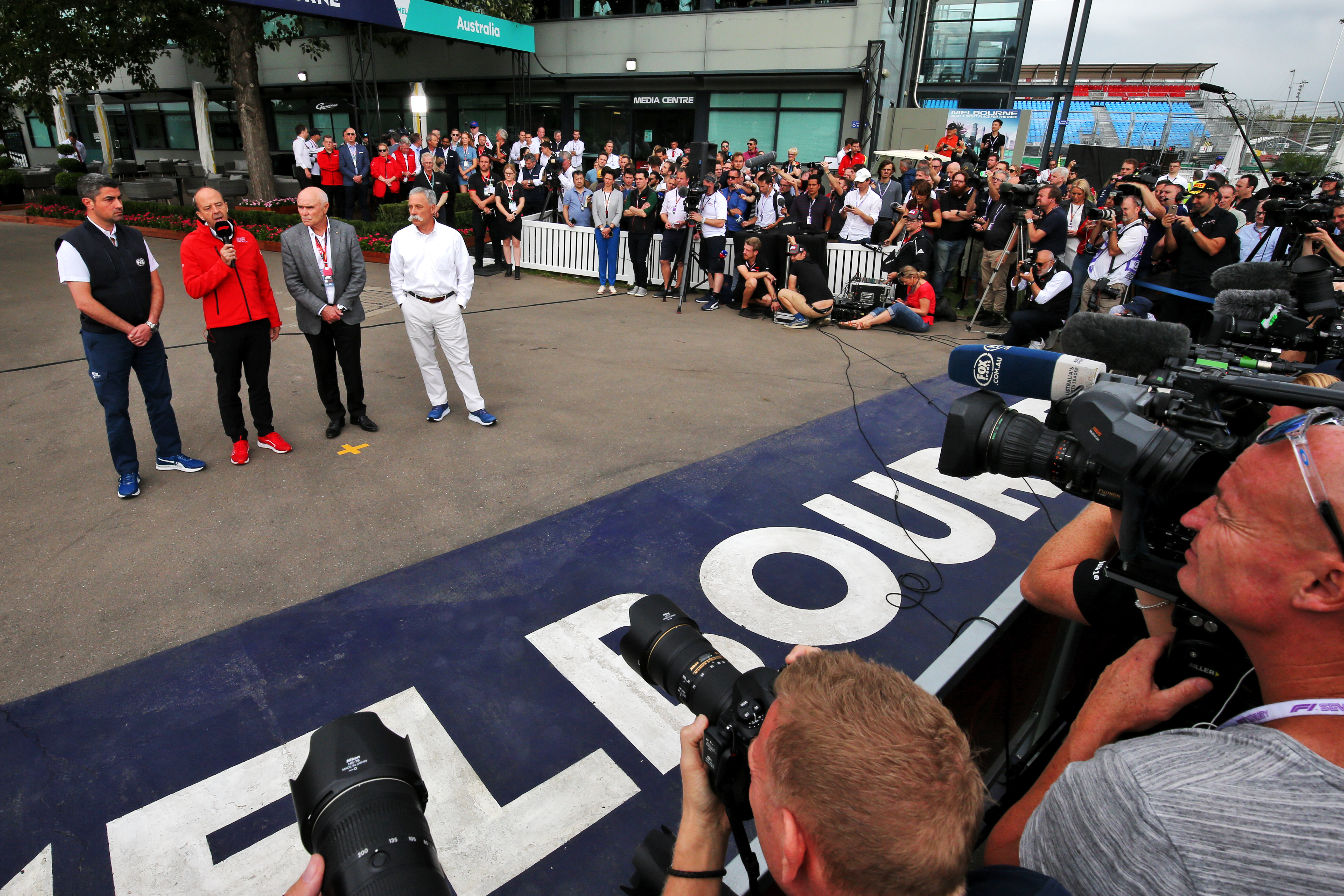 Australian Grand Prix press conference Chase Carey