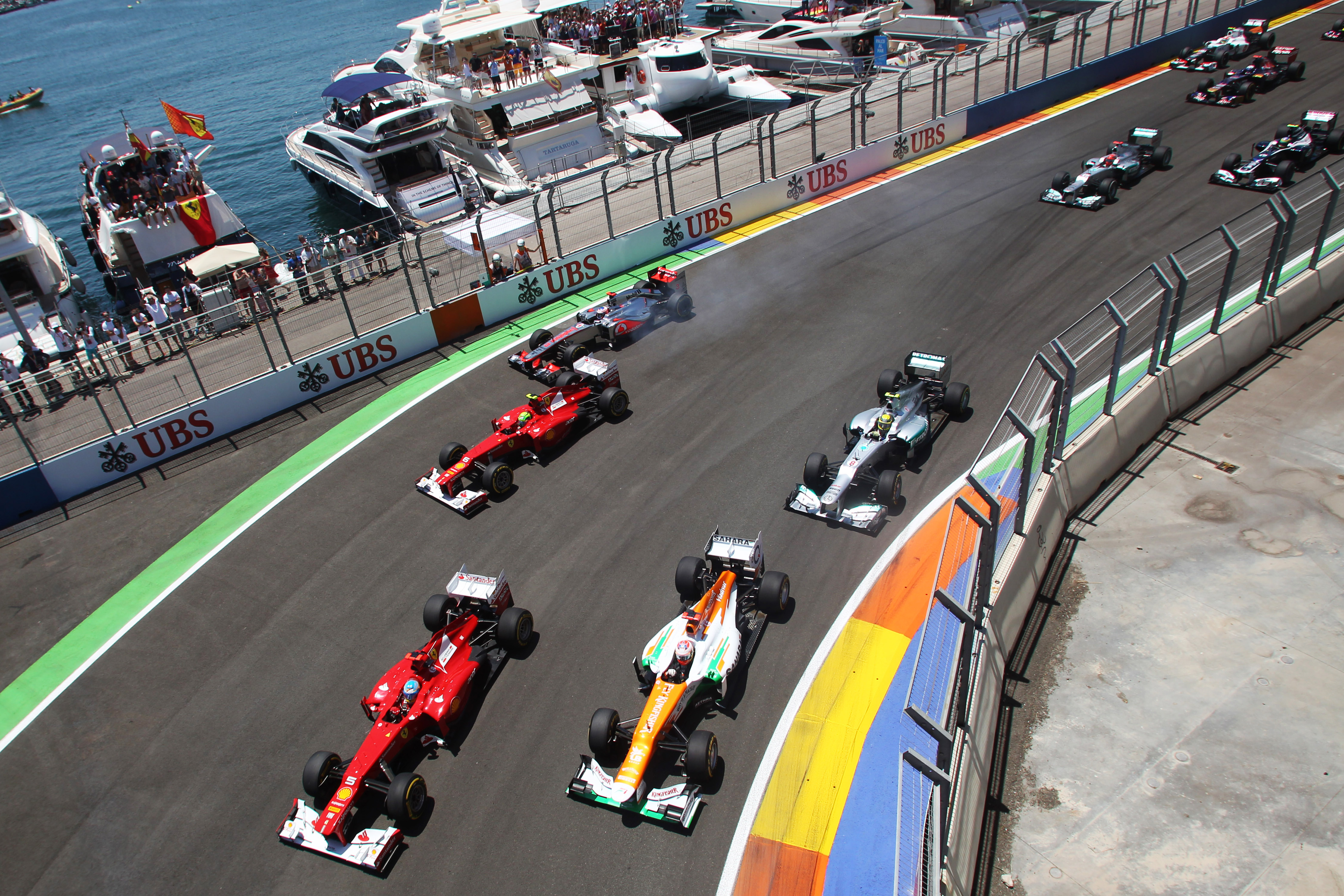 Motor Racing Formula One World Championship European Grand Prix Race Day Valencia, Spain