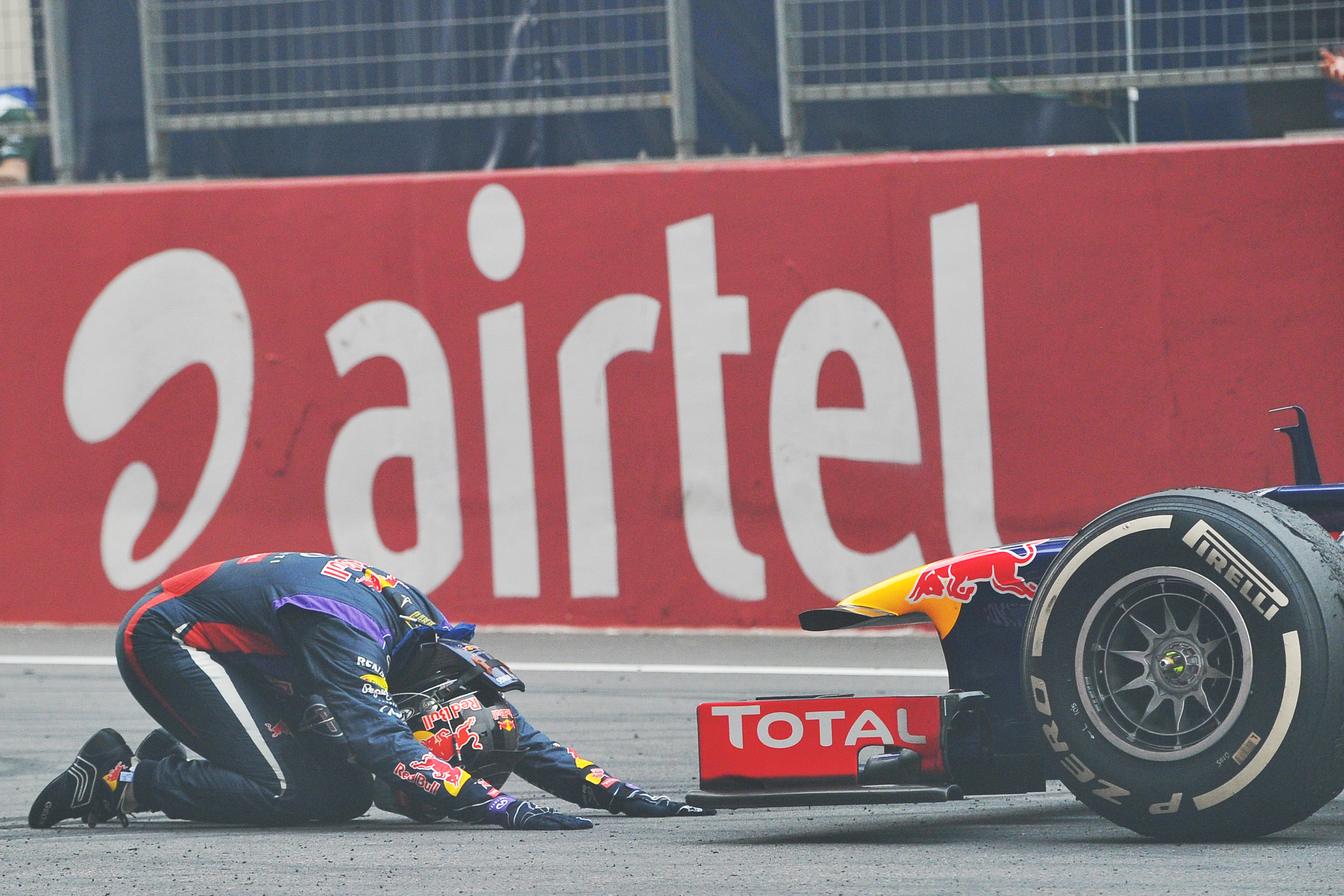 Motor Racing Formula One World Championship Indian Grand Prix Race Day New Delhi, India