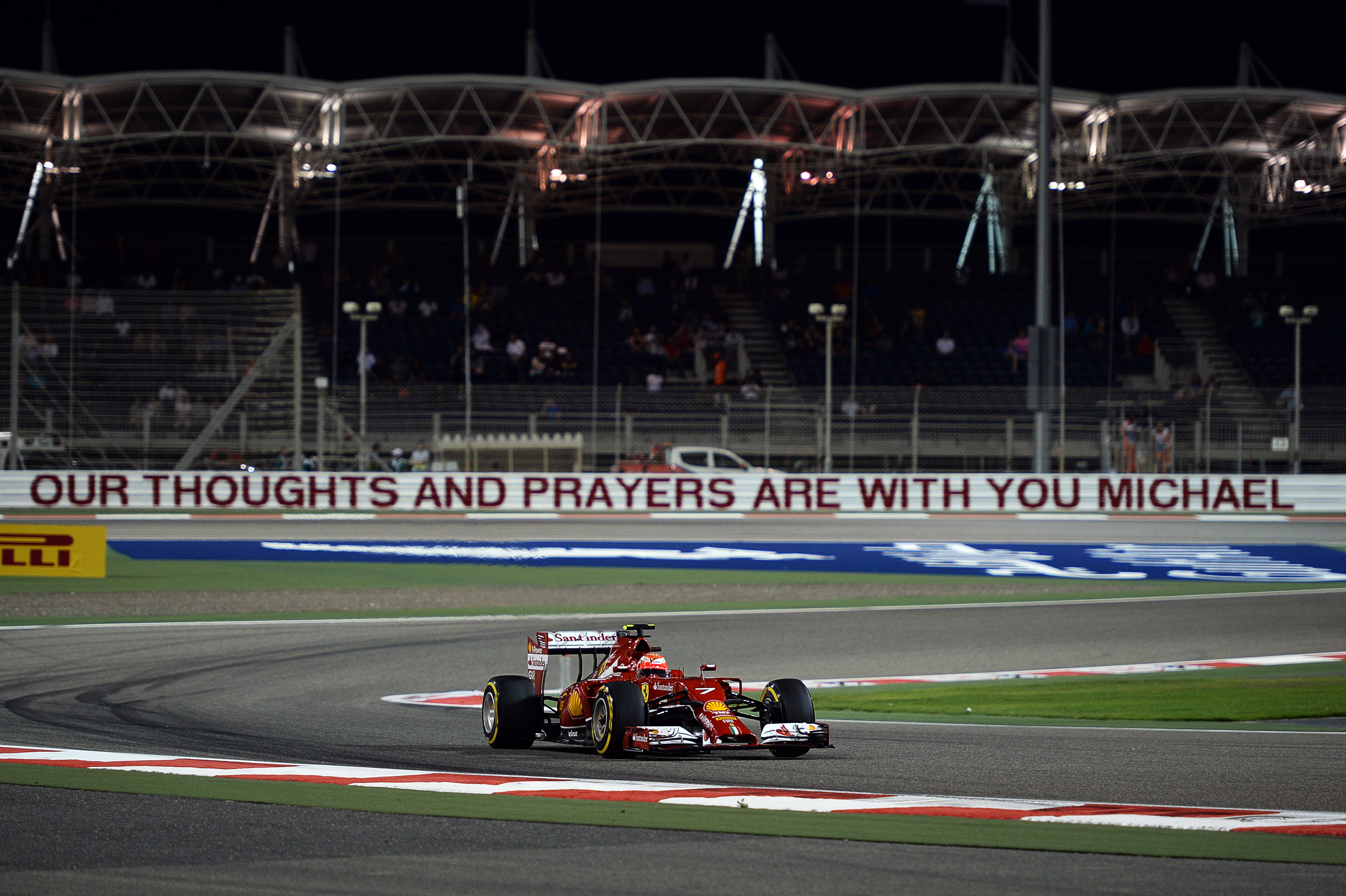 Kimi Raikkonen Ferrari Bahrain Grand Prix 2014