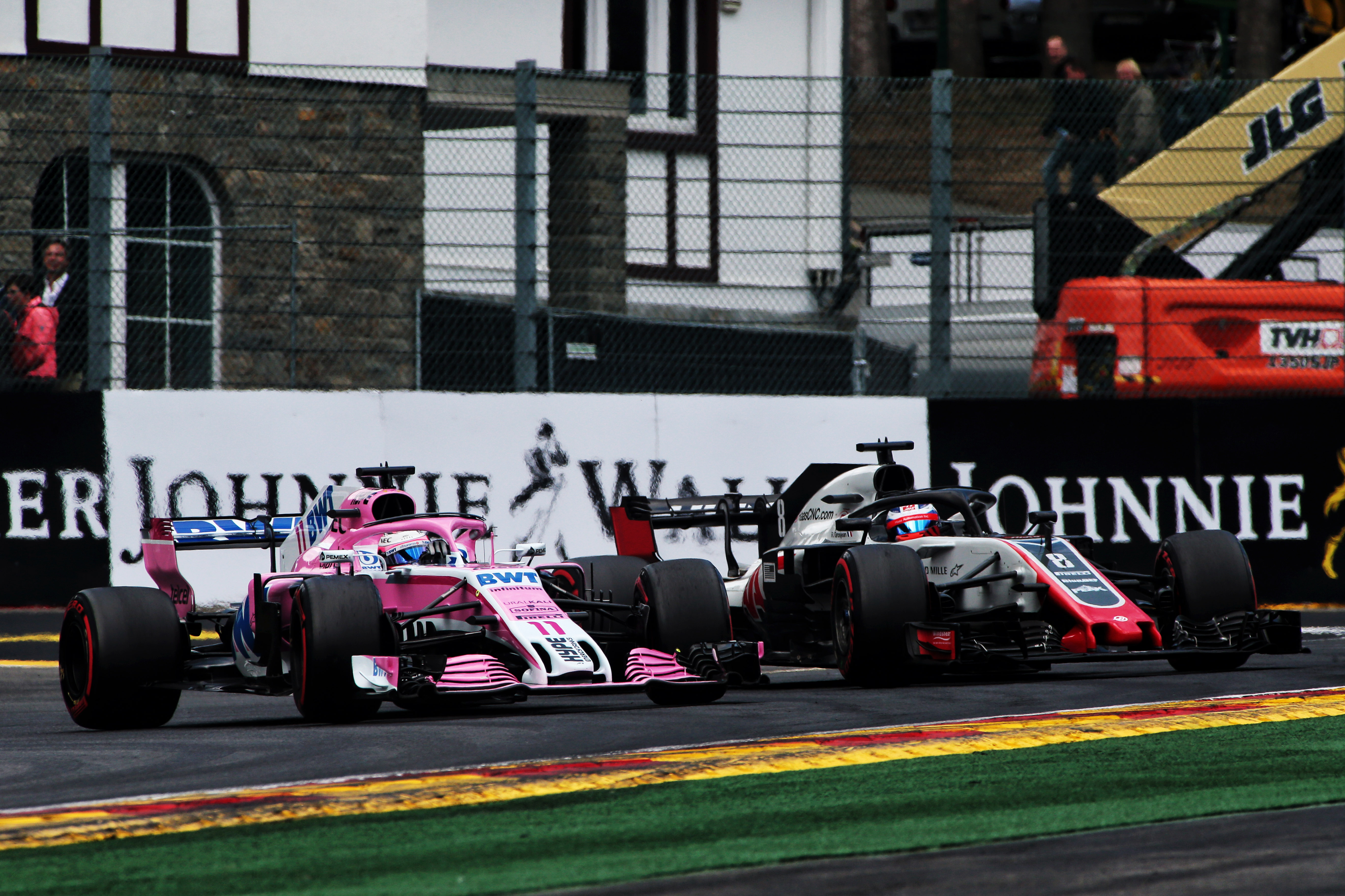 Racing Point Haas Belgian Grand Prix 2018