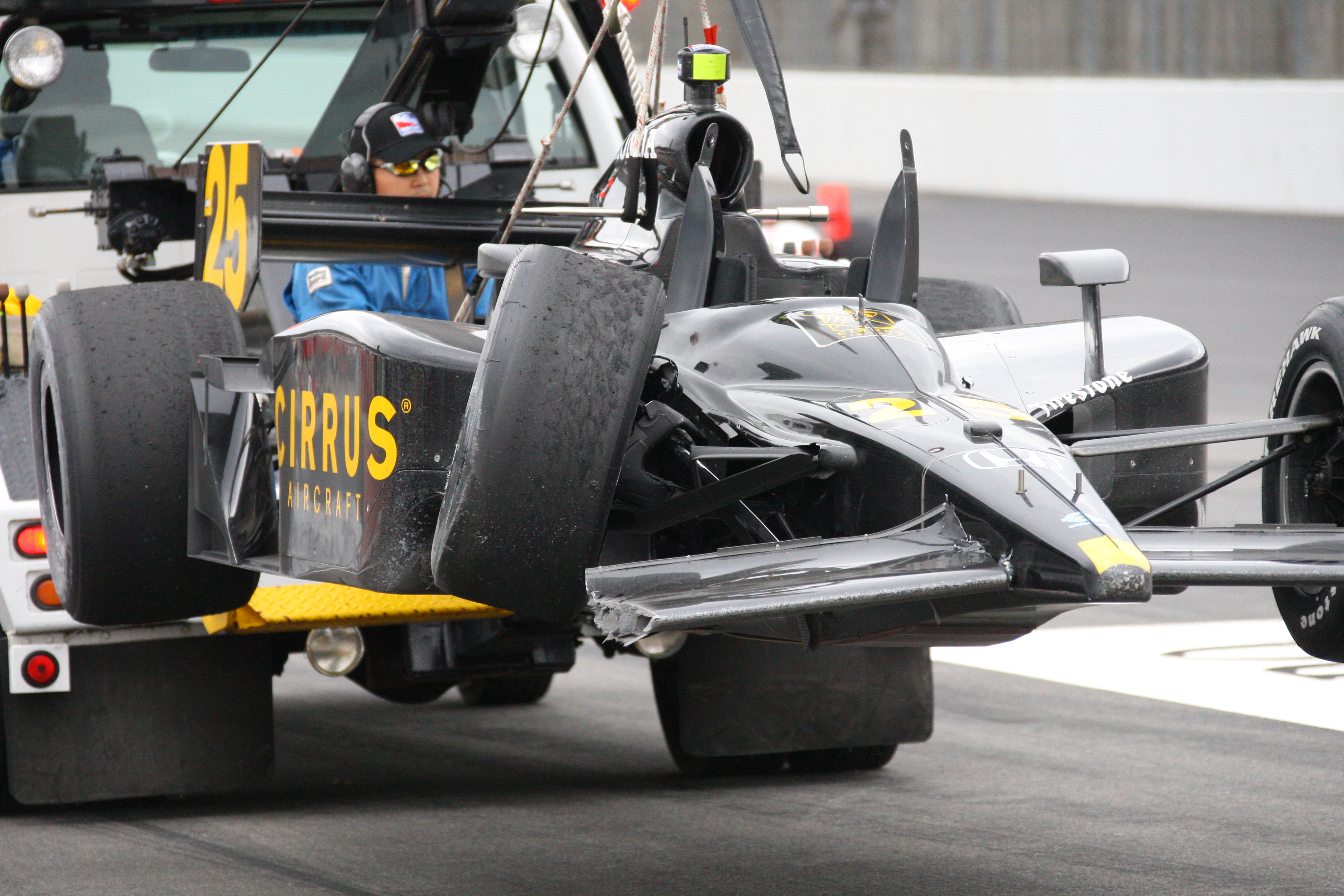 Marty Roth crash Motegi IndyCar 2008