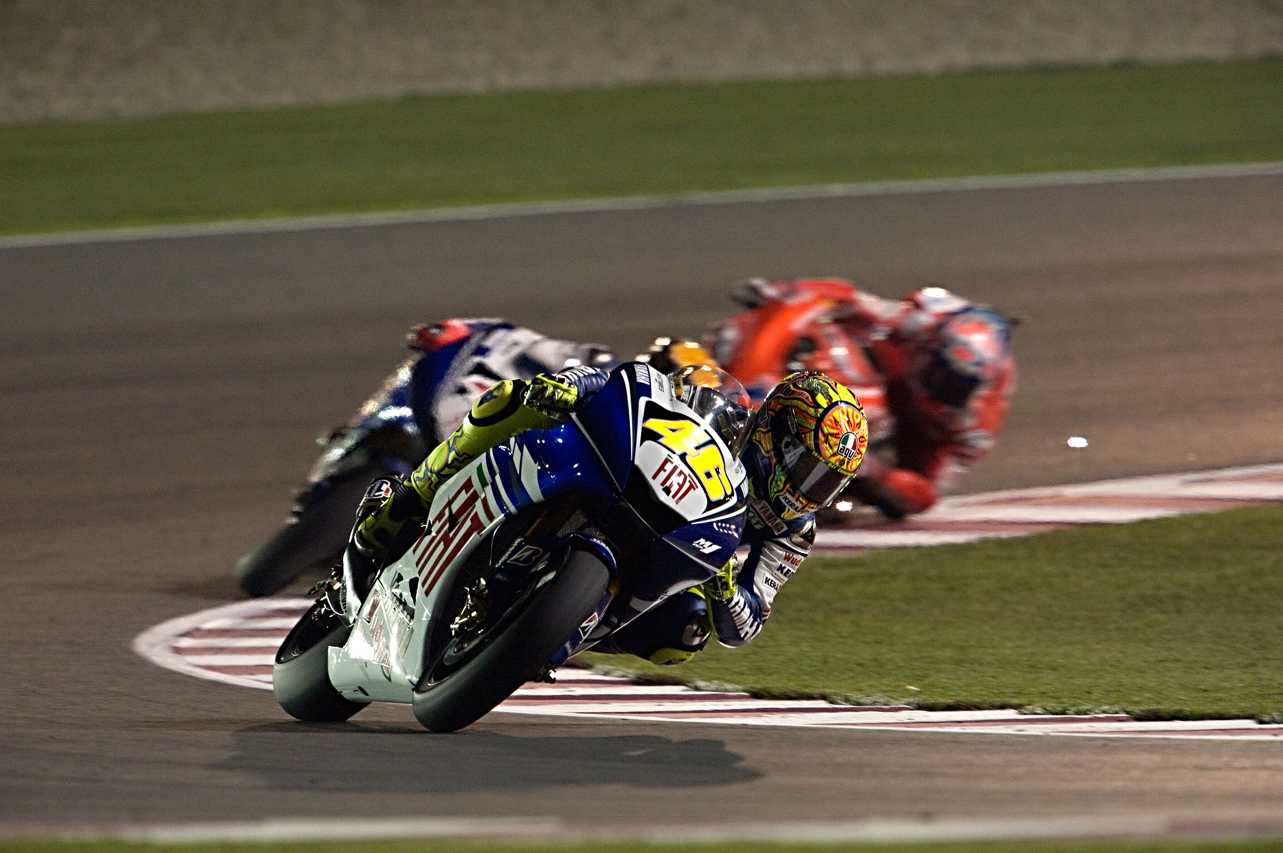 Valentino Rossi Yamaha Qatar MotoGP 2008