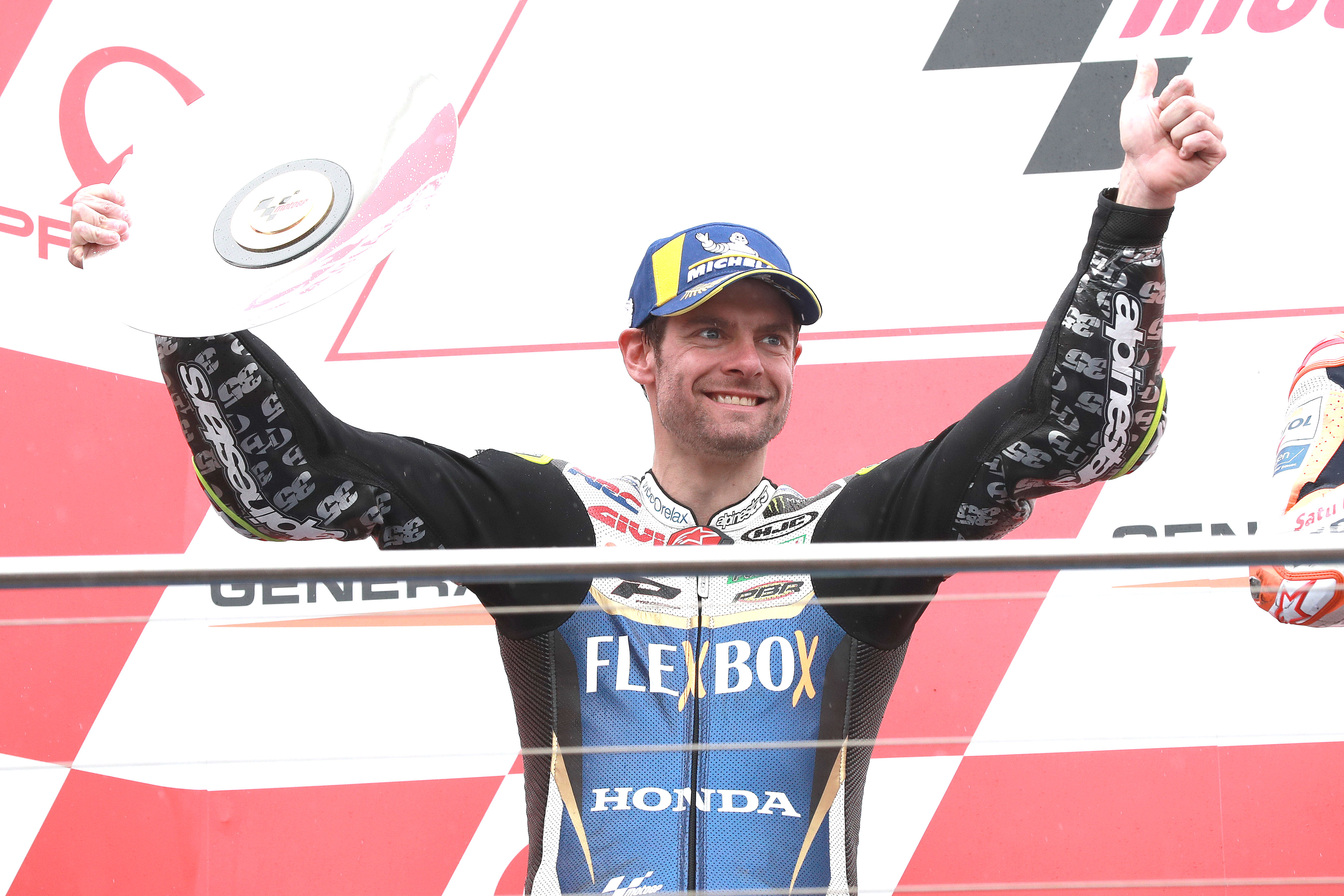 Cal Crutchlow Phillip Island MotoGP podium 2019