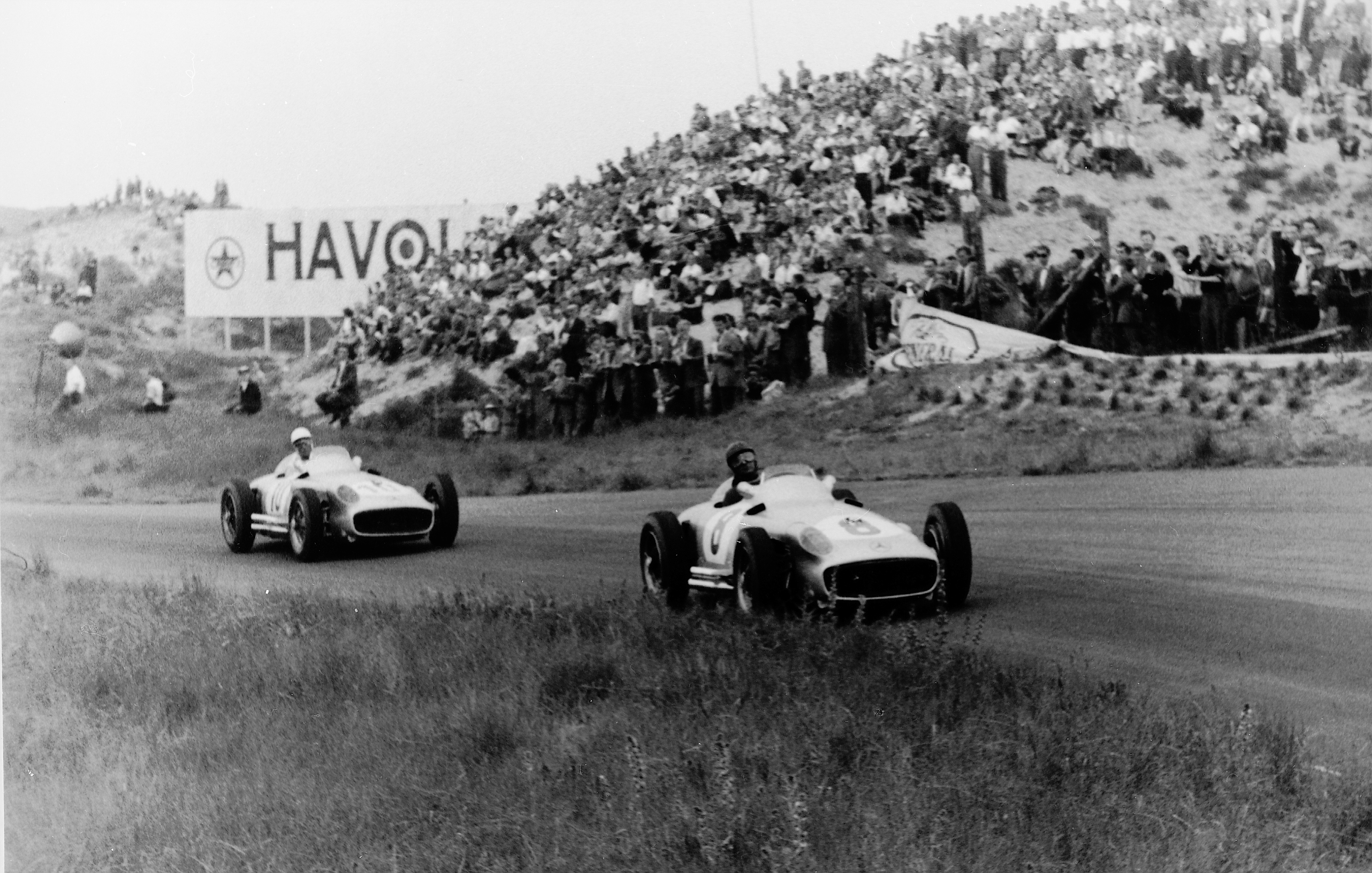 Dutch Grand Prix 1955 Juan Manuel Fangio Stirling Moss Mercedes