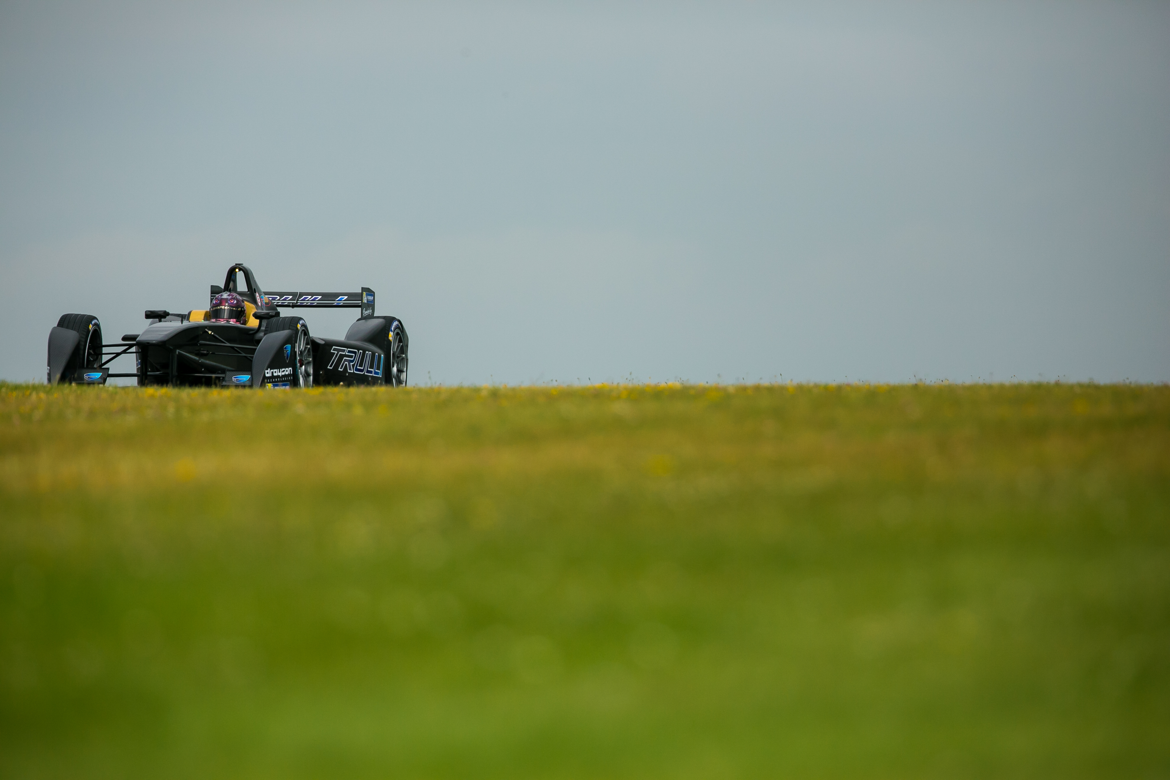 Michela Cerruti Trulli Donington Park Formula E testing 2014