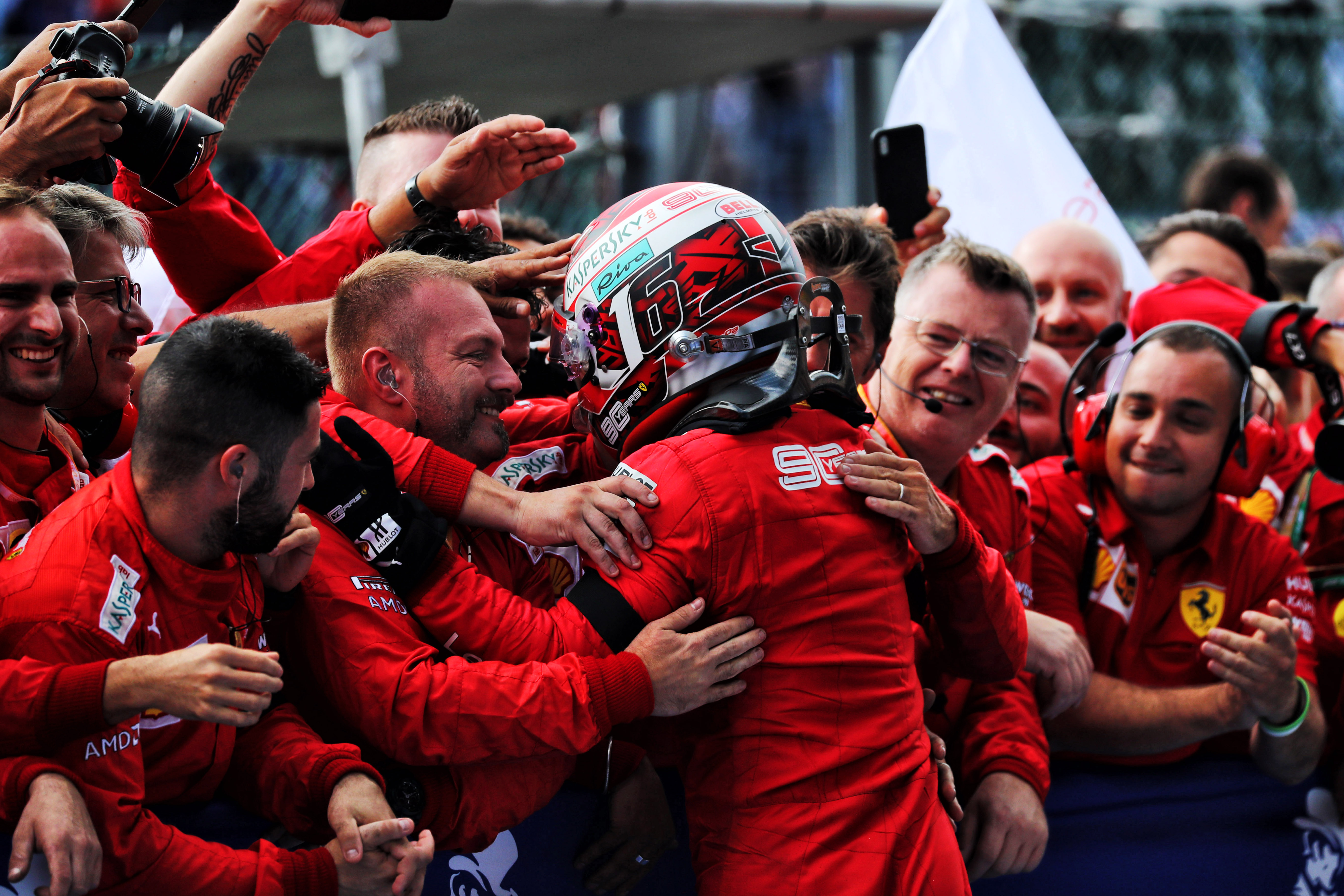 Charles Leclerc Ferrari F1 Spa 2019