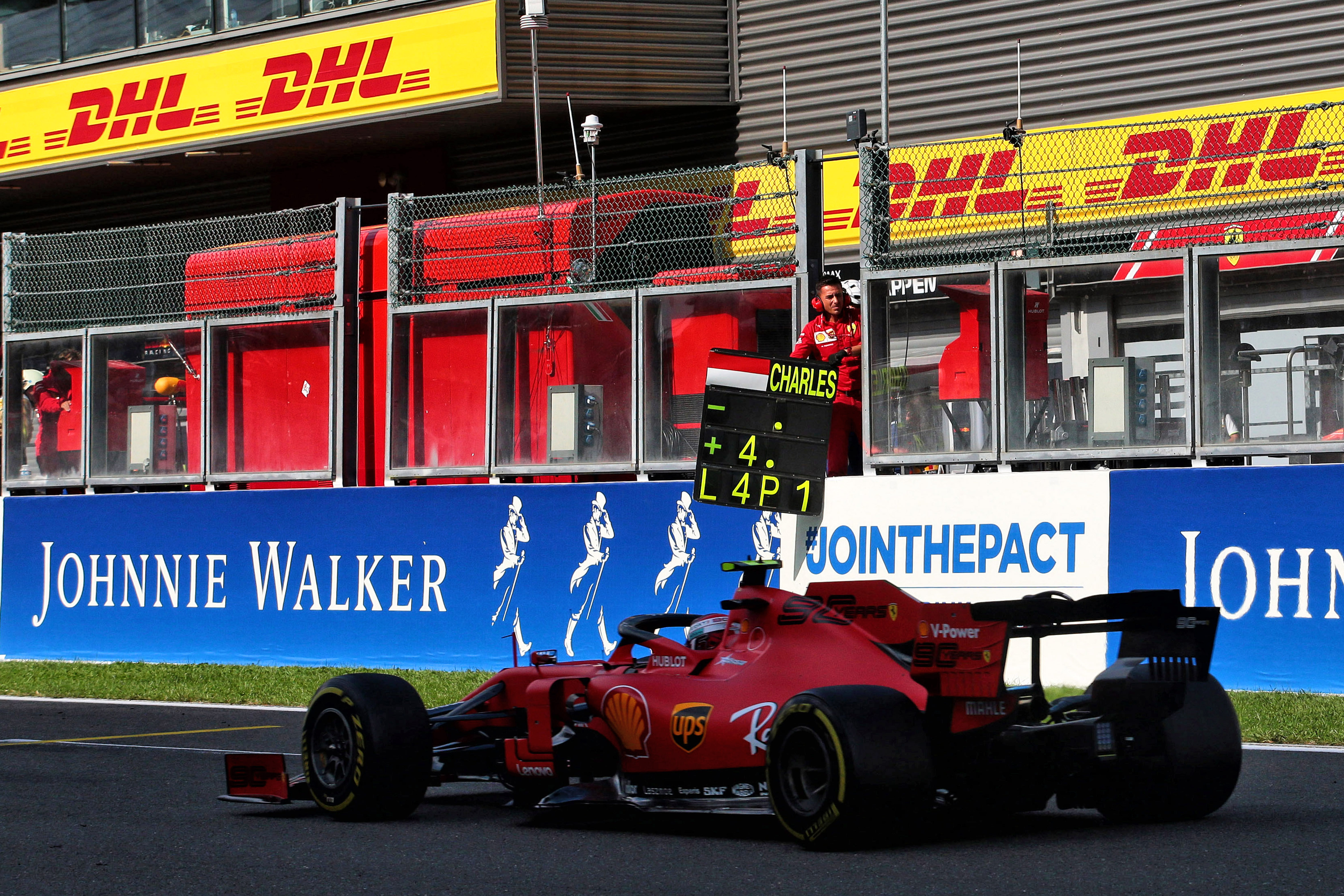 Charles Leclerc Ferrari Belgian Grand Prix 2019 Spa