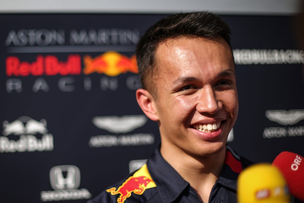 F1 driver charity series begins with Albon win The Race