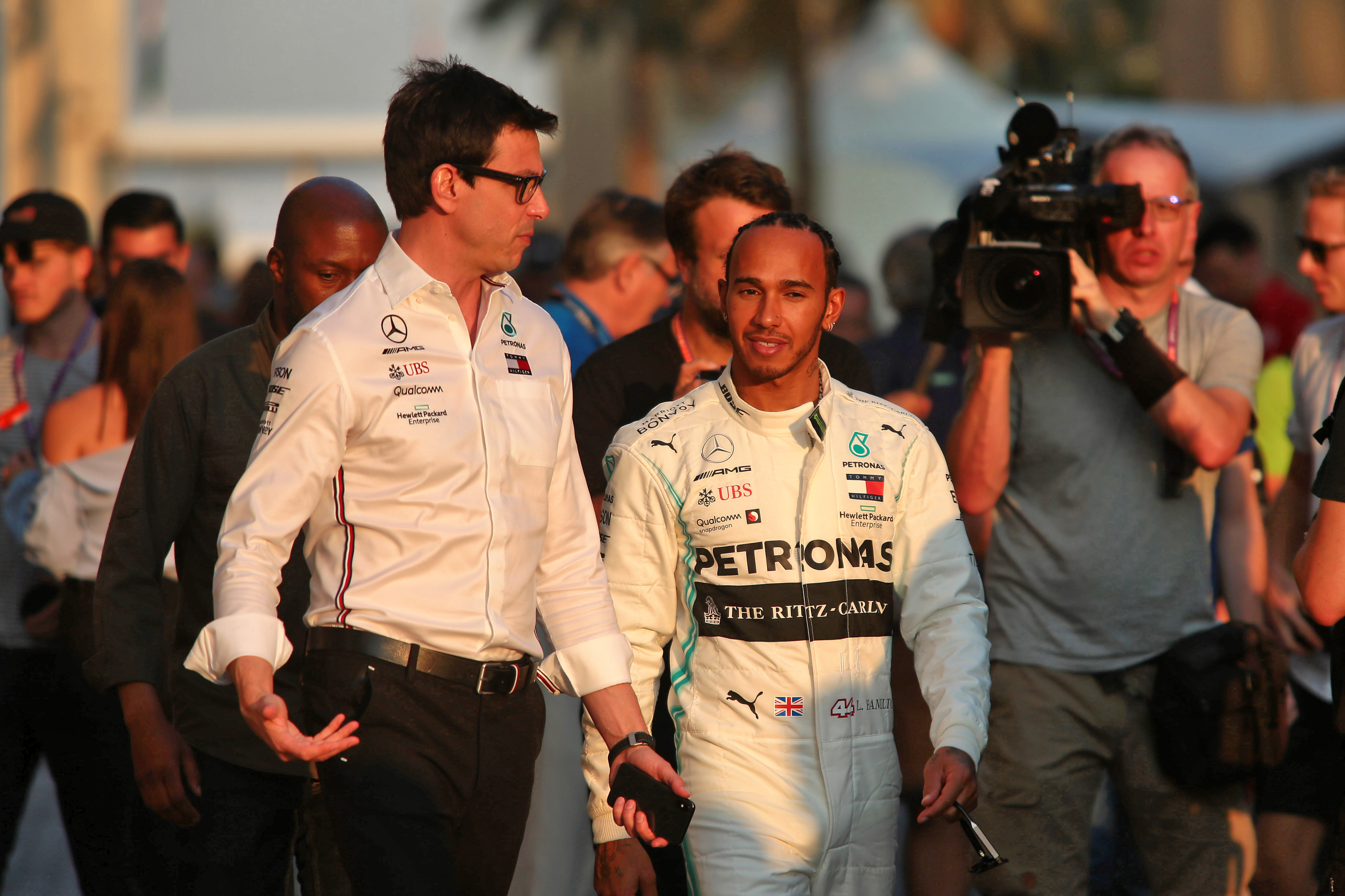 Toto Wolff Lewis Hamilton