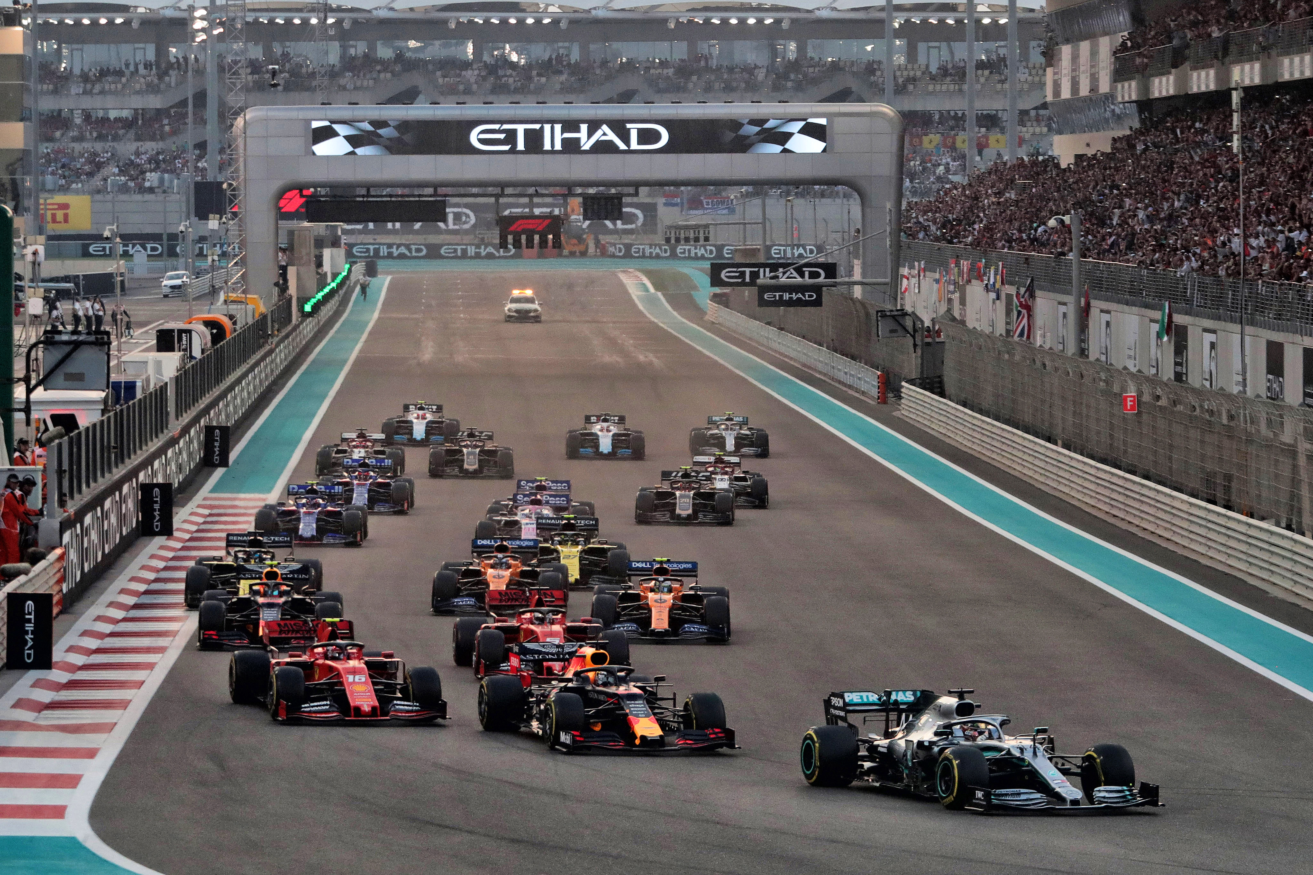 Motor Racing Formula One World Championship Abu Dhabi Grand Prix Race Day Abu Dhabi, Uae