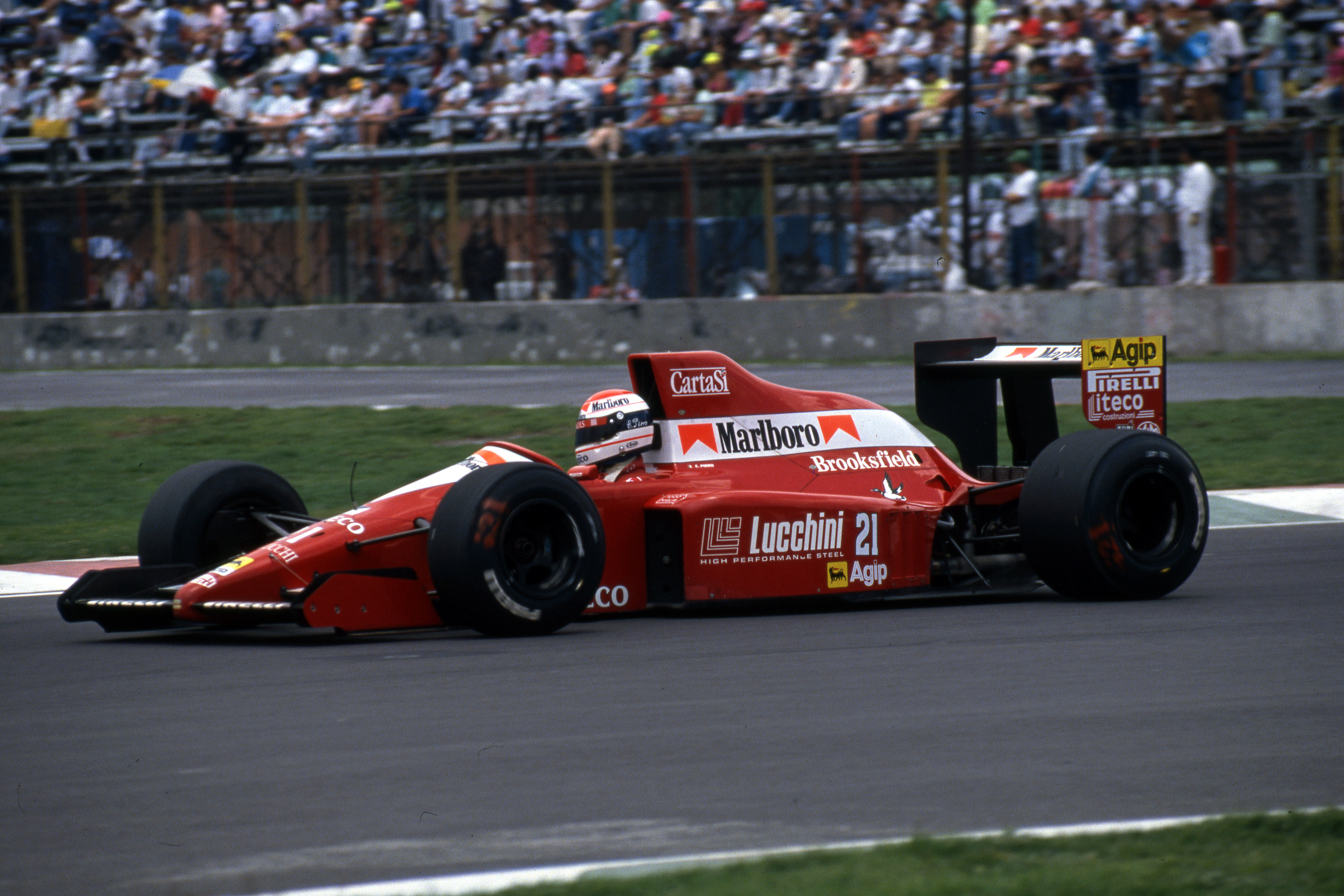 Emanuele Pirro Scuderia Italia Dallara Mexican Grand Prix 1990