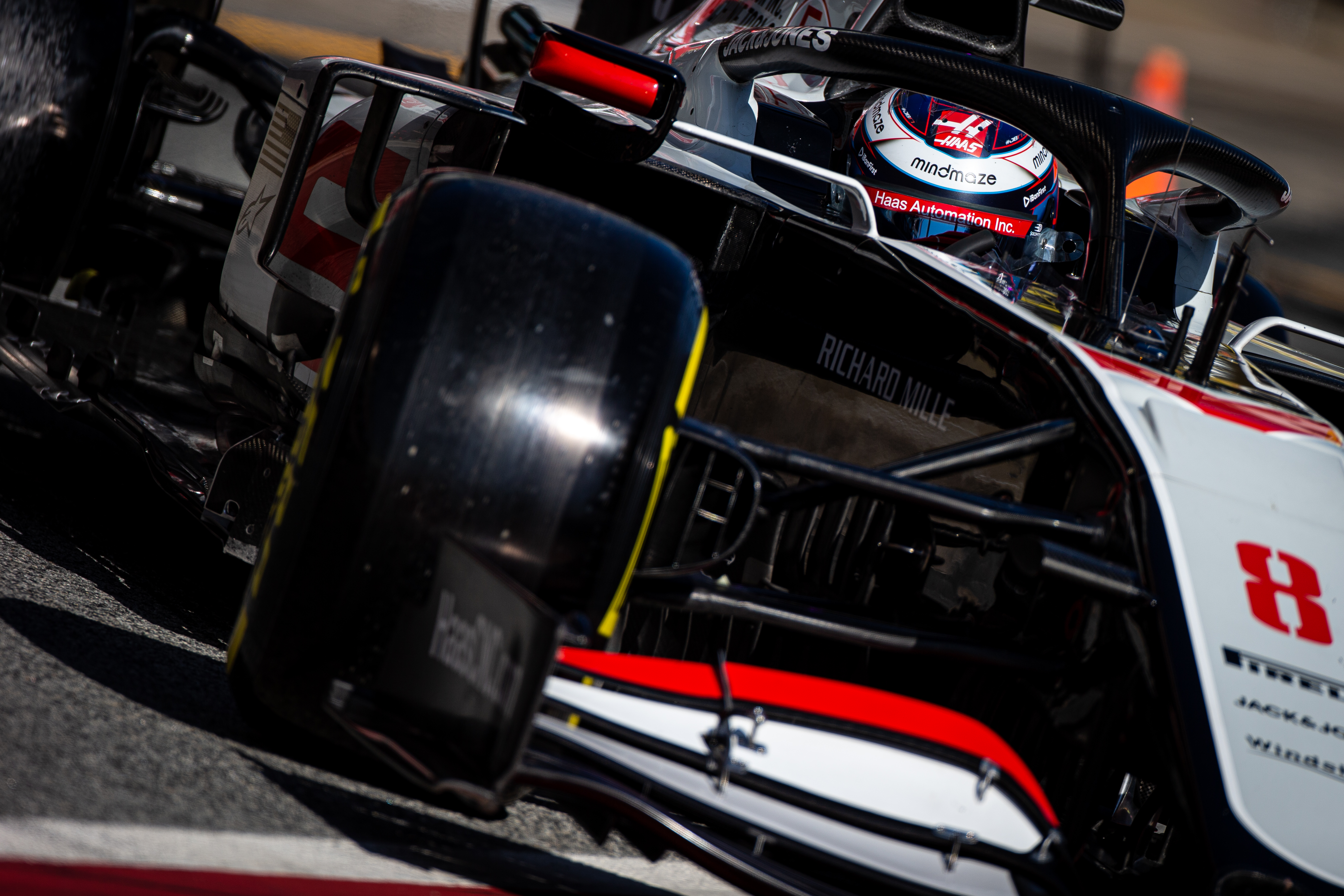 Romain Grosjean Haas Barcelona F1 testing 2020