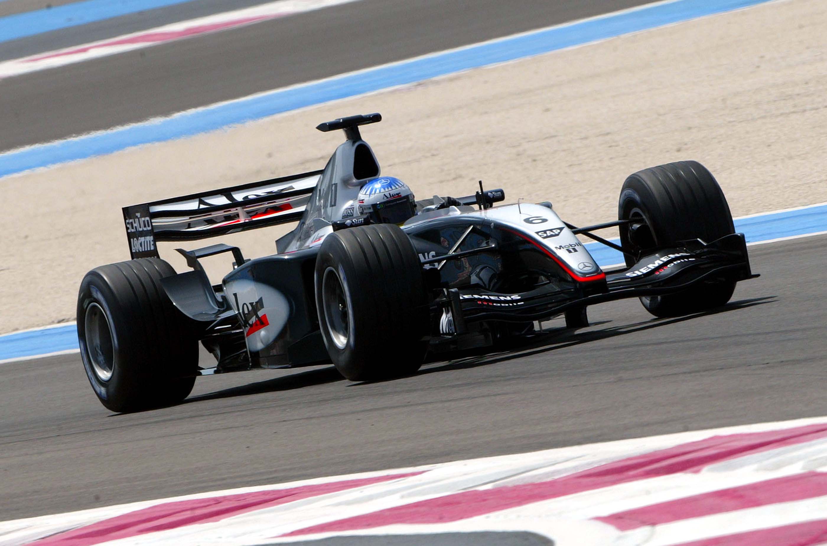 Alex Wurz McLaren MP4-18 Paul Ricard F1 testing 2003