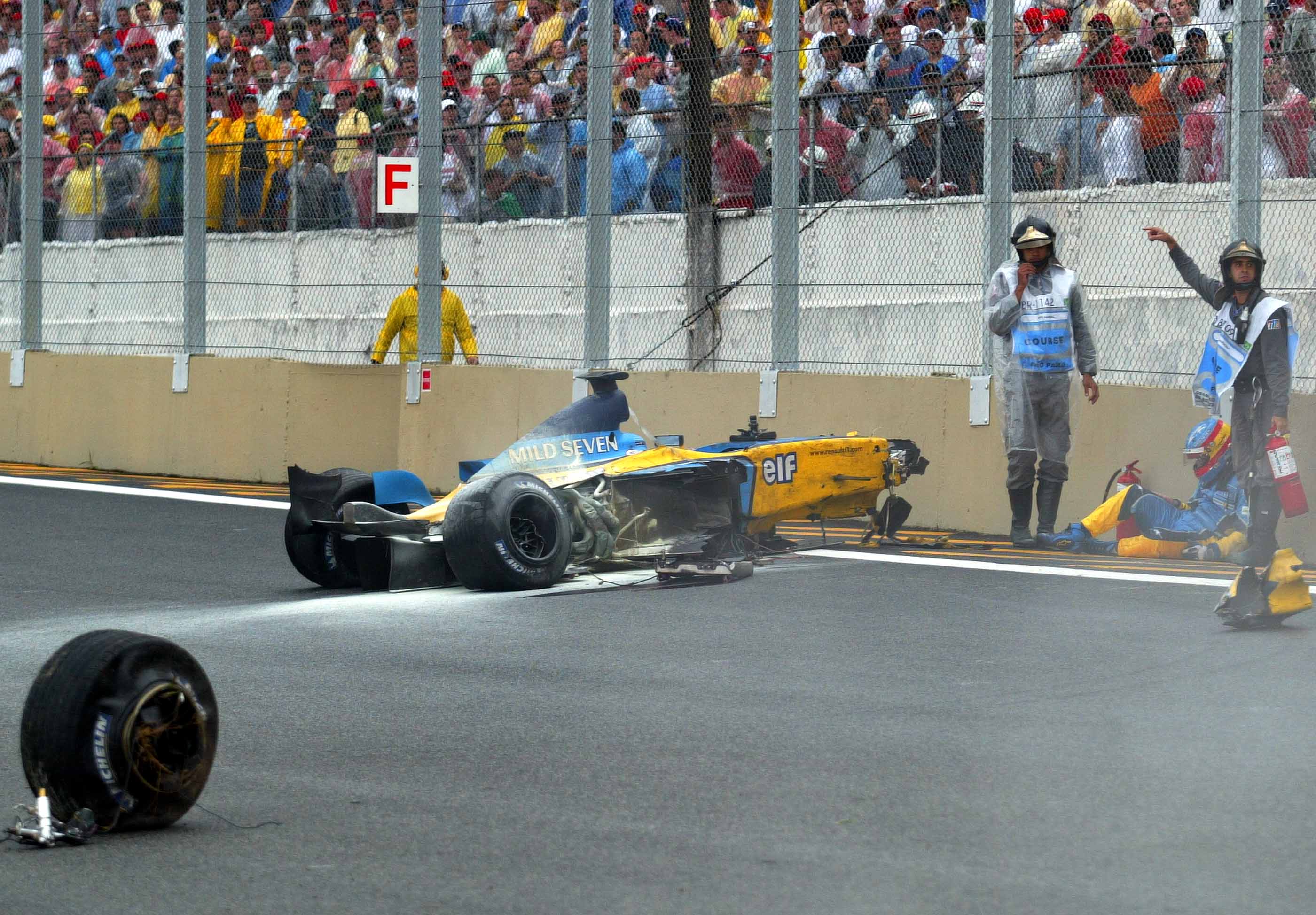 Sao Paolo, F1, So, Rennen, Fa, Crash