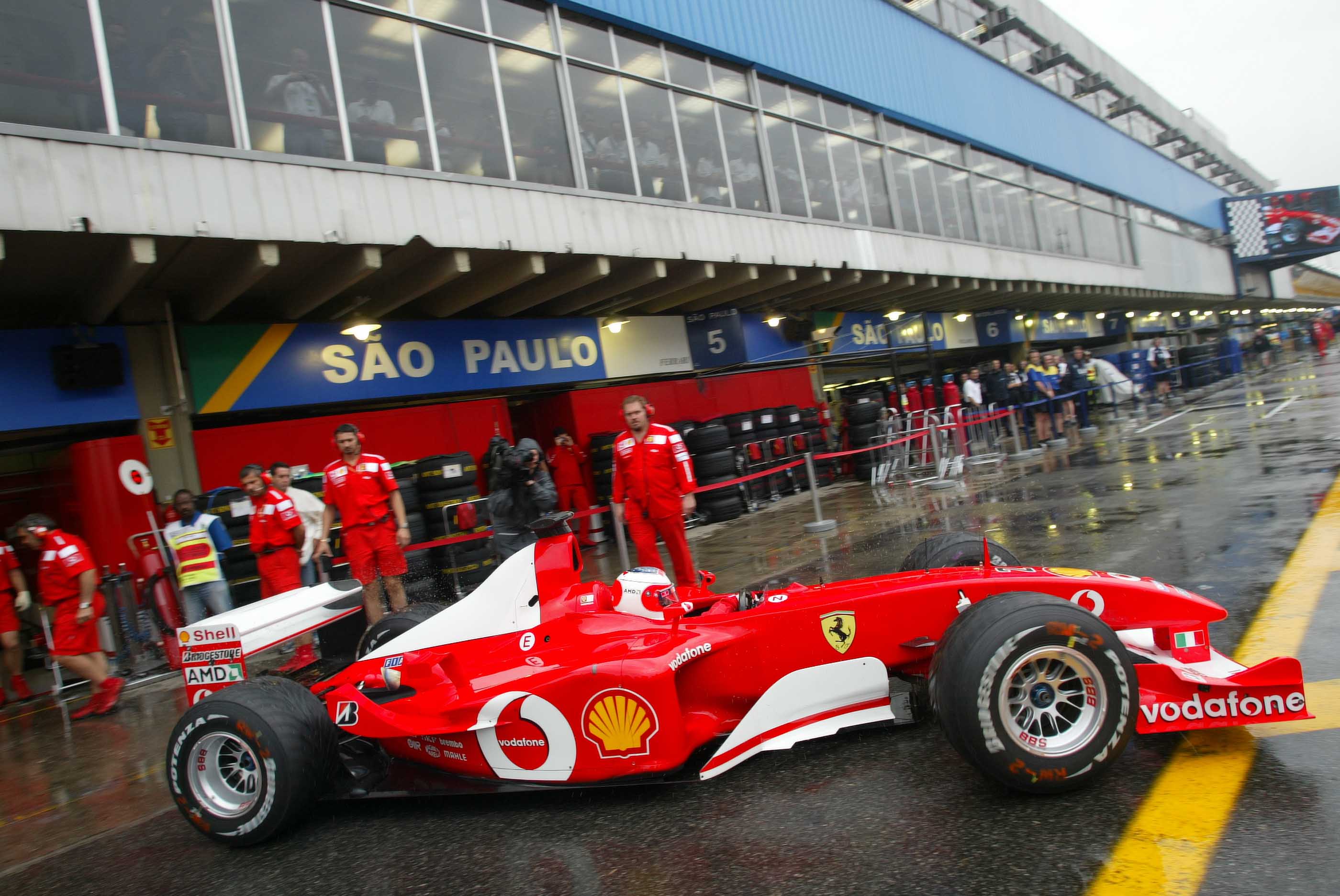 Rubens Barrichello Ferrari Brazilian Grand Prix 2003 Interlagos