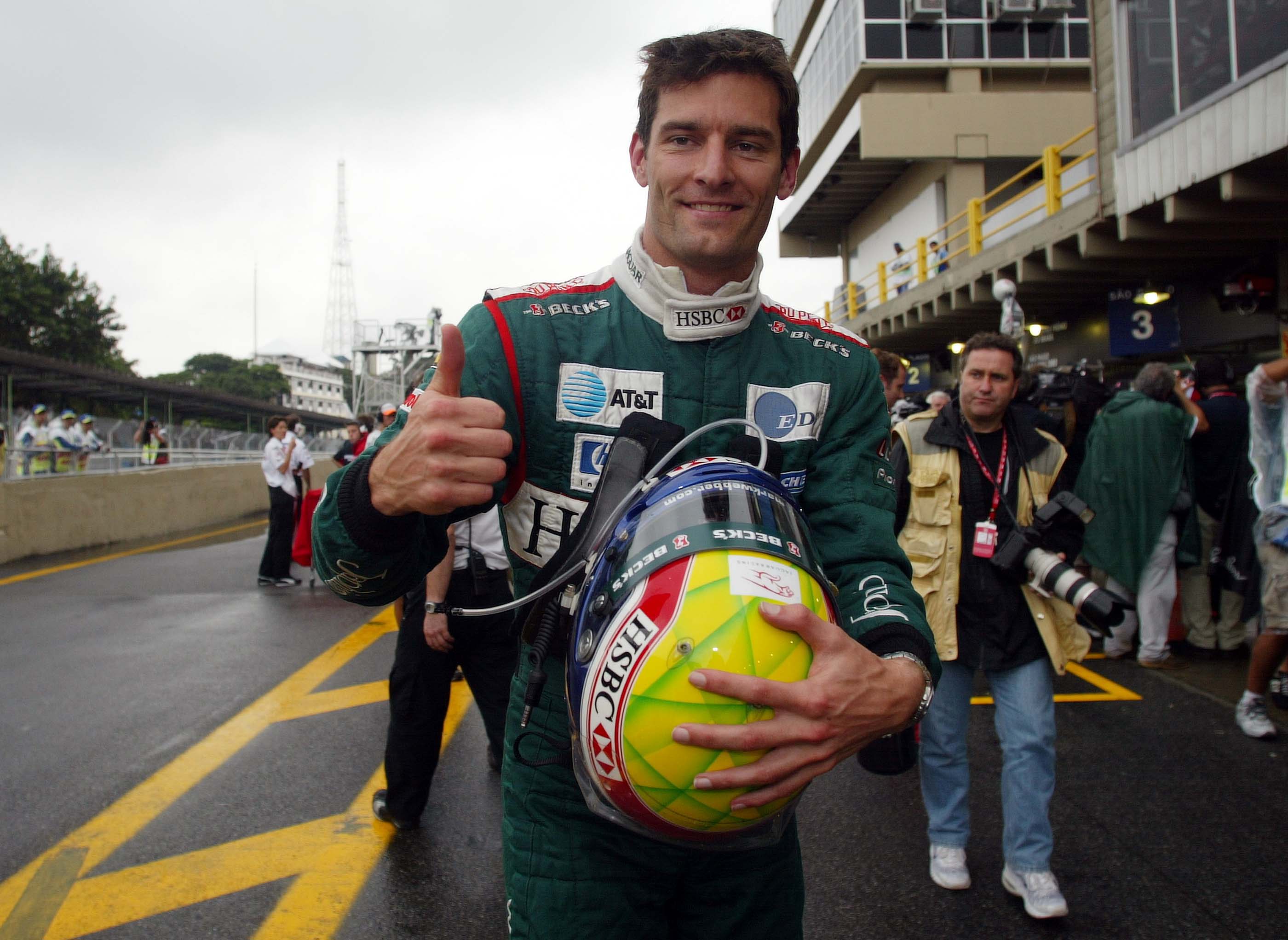 Mark Webber Jaguar Brazilian Grand Prix 2003 Interlagos