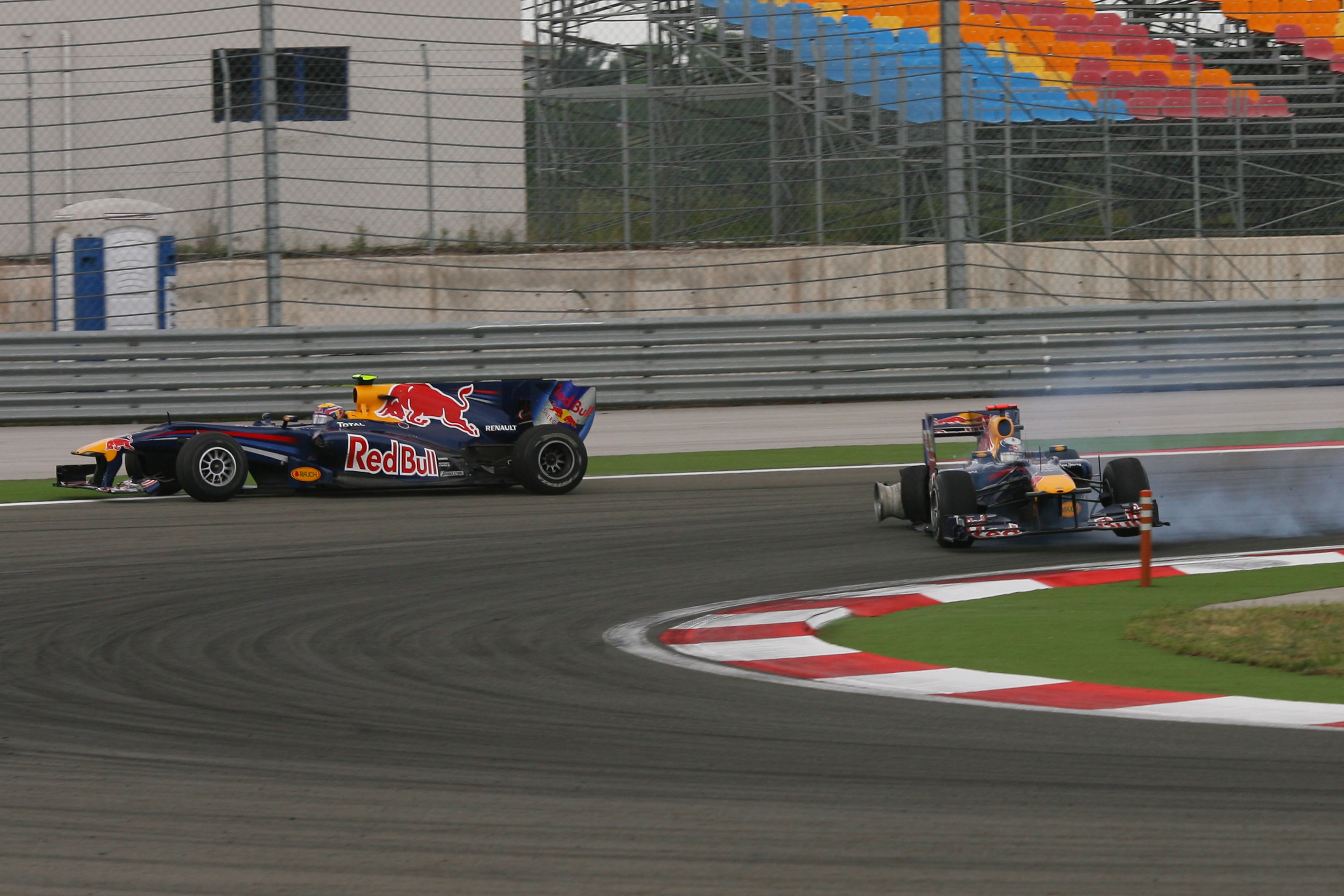 Mark Webber Sebastian Vettel collision Red Bull Turkish Grand Prix 2010 Istanbul