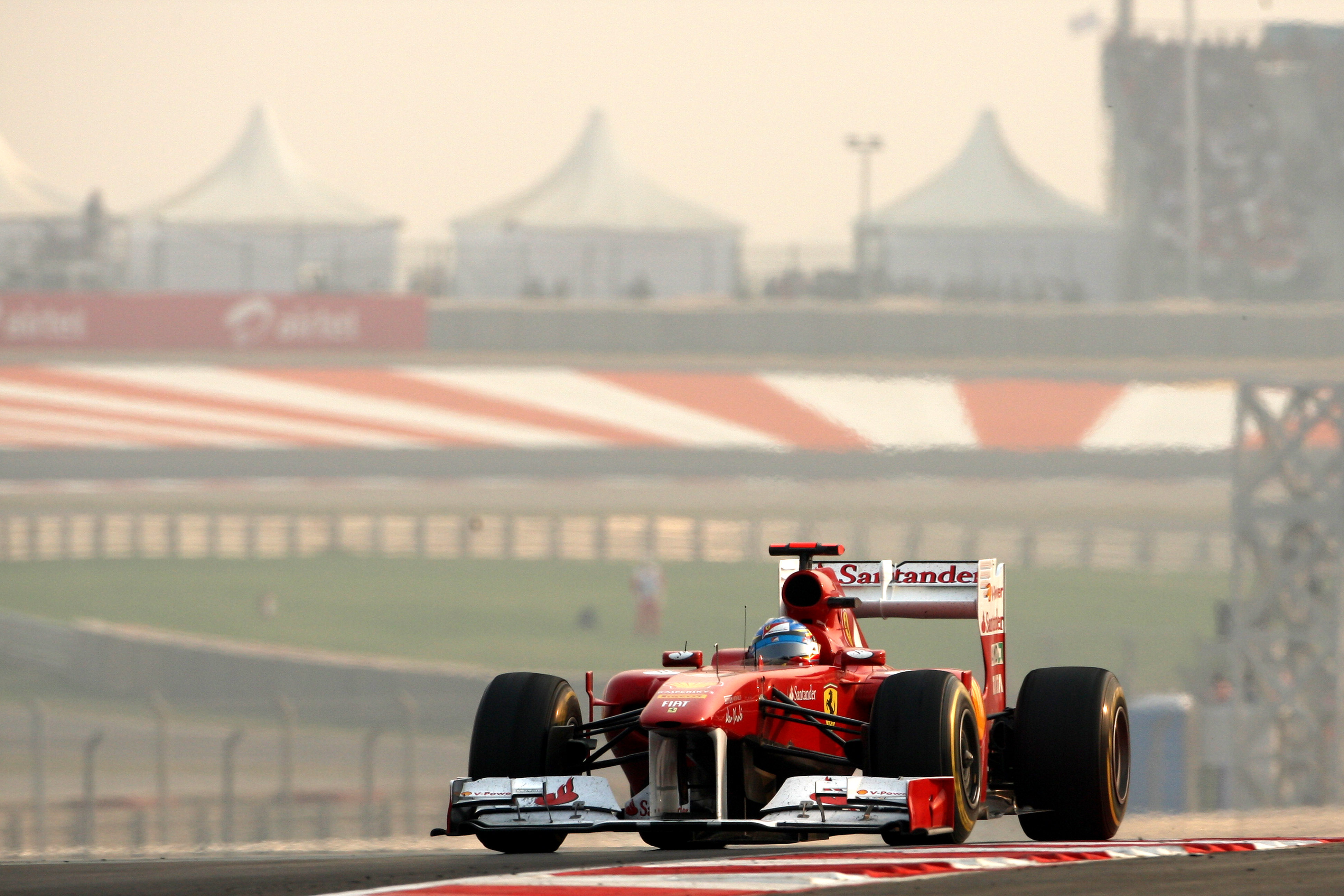 Fernando Alonso Ferrari Indian Grand Prix 2011 Buddh